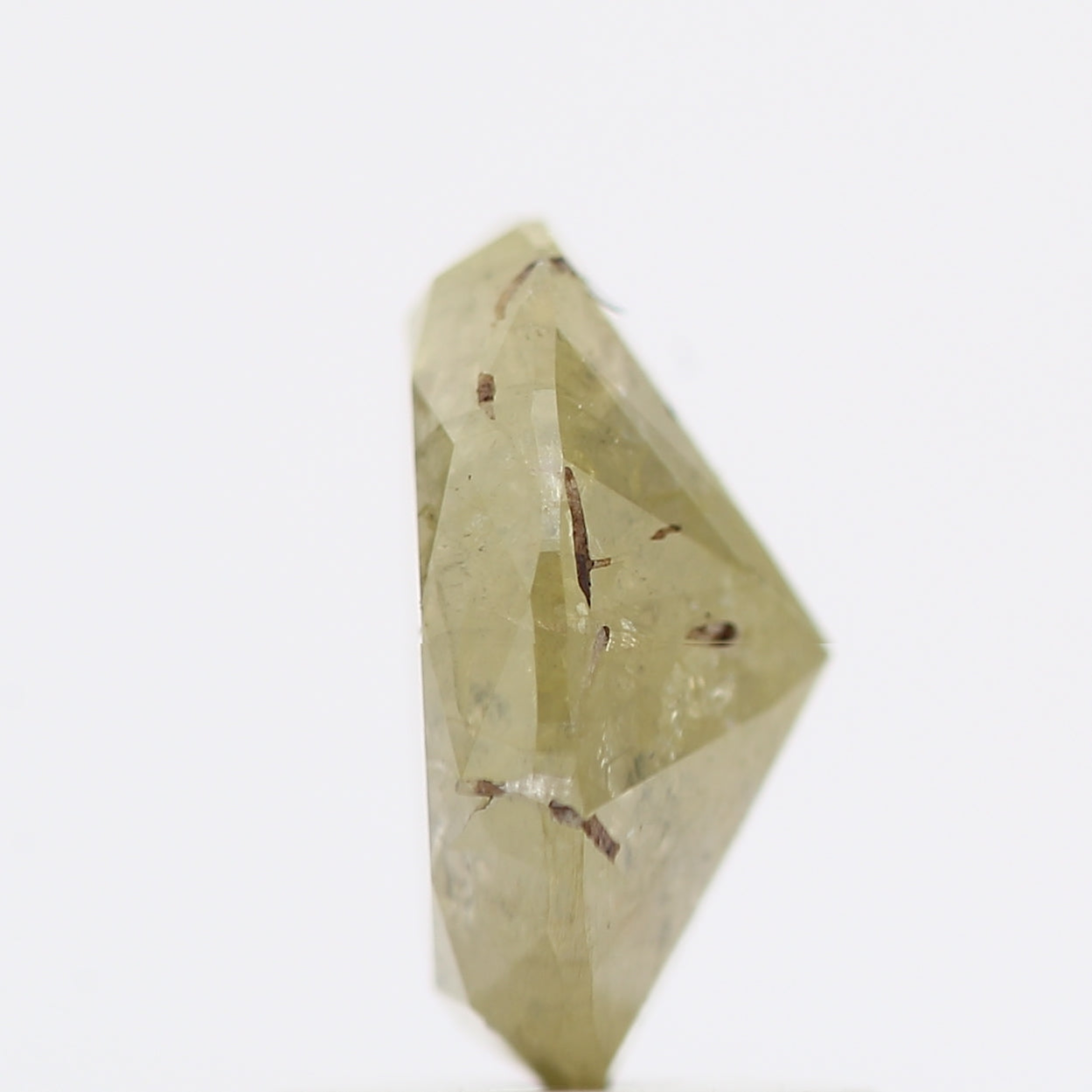 1.20 Carat Natural Rustic Yellow Oval Diamond 8.08 MM