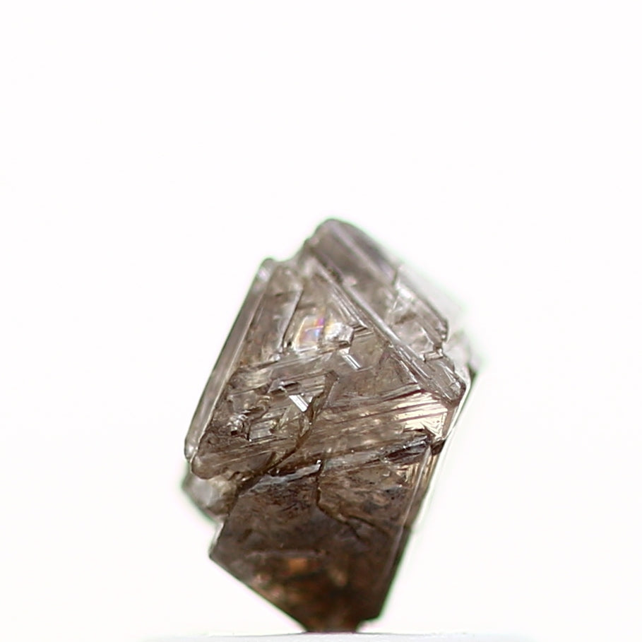 0.94 Carat Fancy Brown Octahedron Natural Rough Diamond 6.30 MM - Blackdiamond