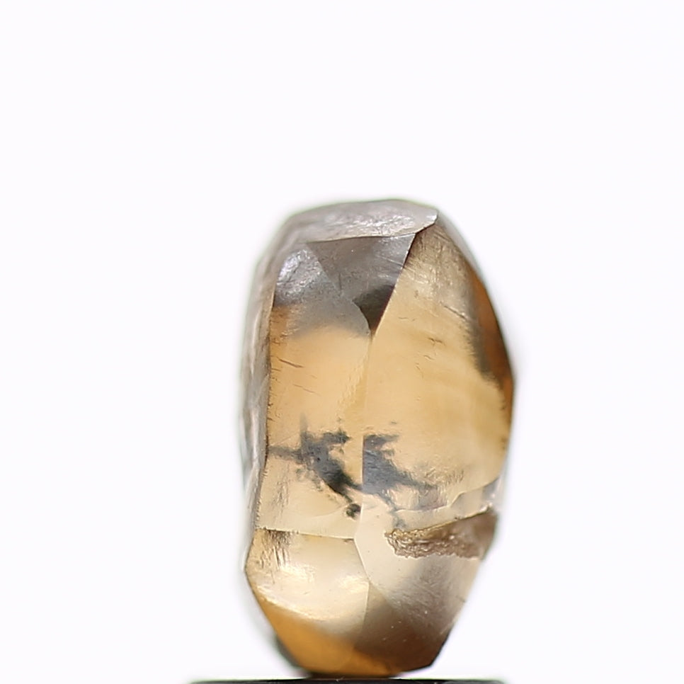2.55 Carat Natural Fancy Brown Rough Diamond 8.26 MM