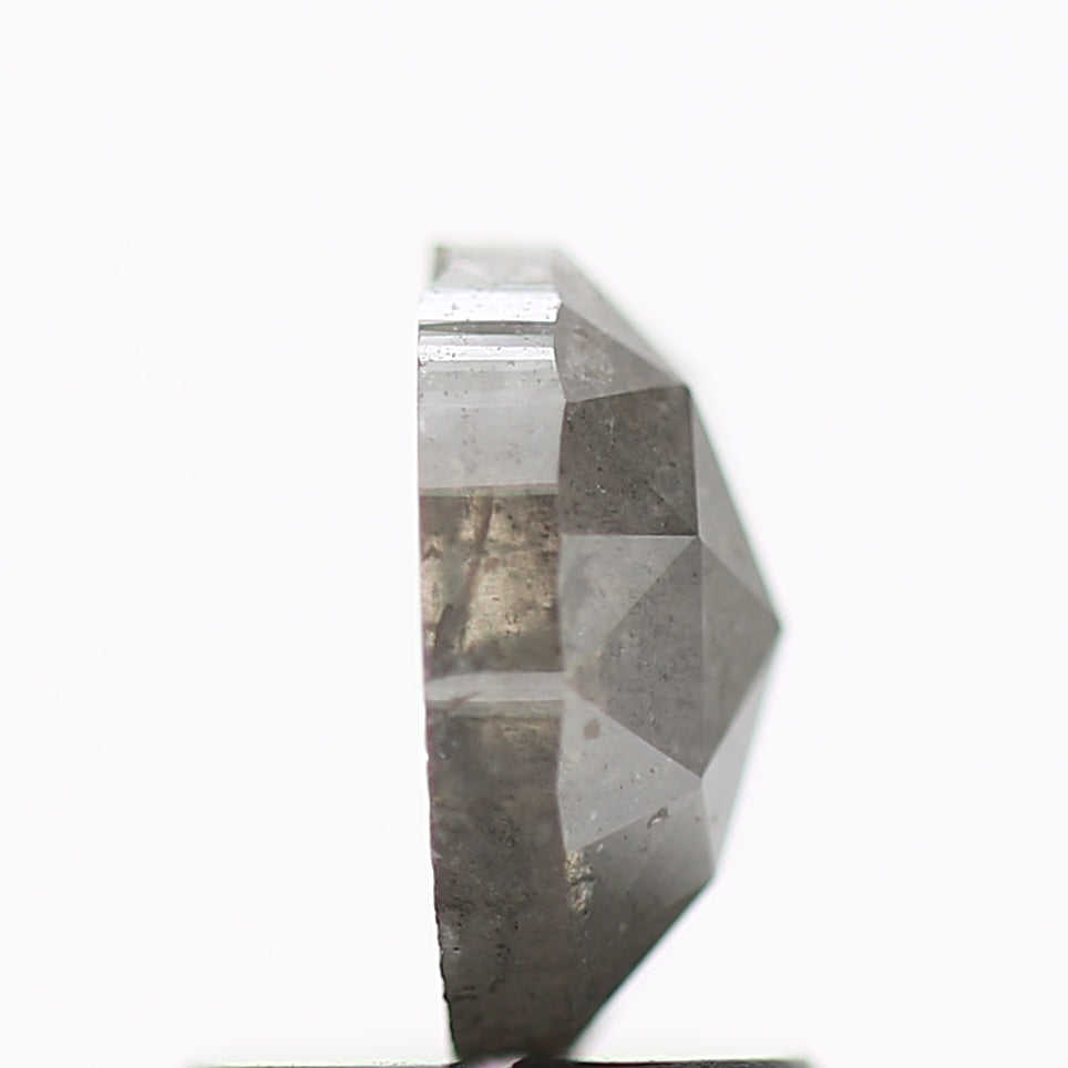1.05 Carat Natural Salt and Pepper Oval Shape Diamond 7.10 MM