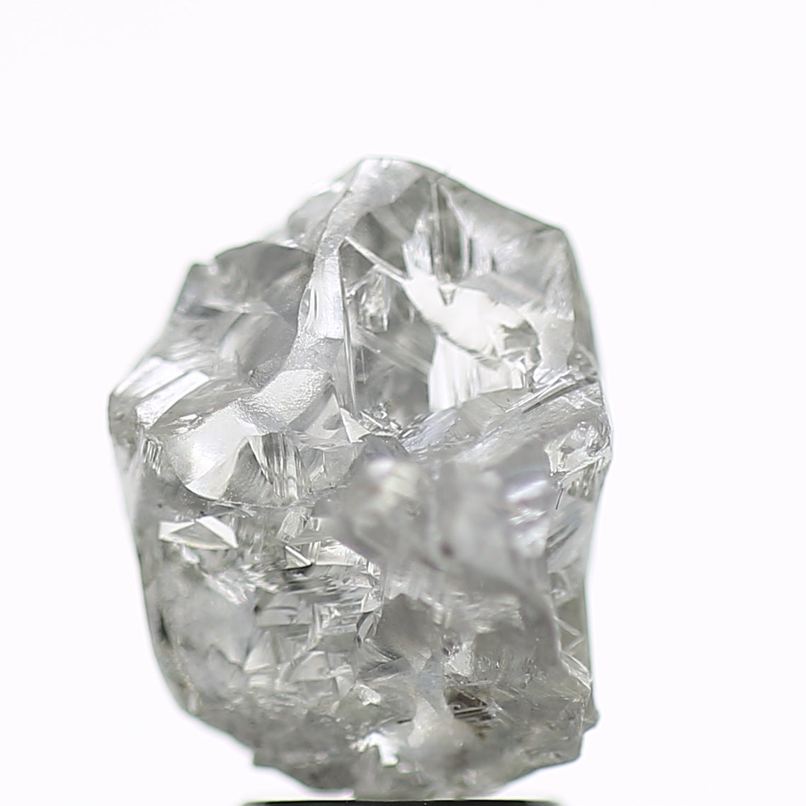 3.86 Carat Natural Fancy Grey Rough Diamond 11 MM