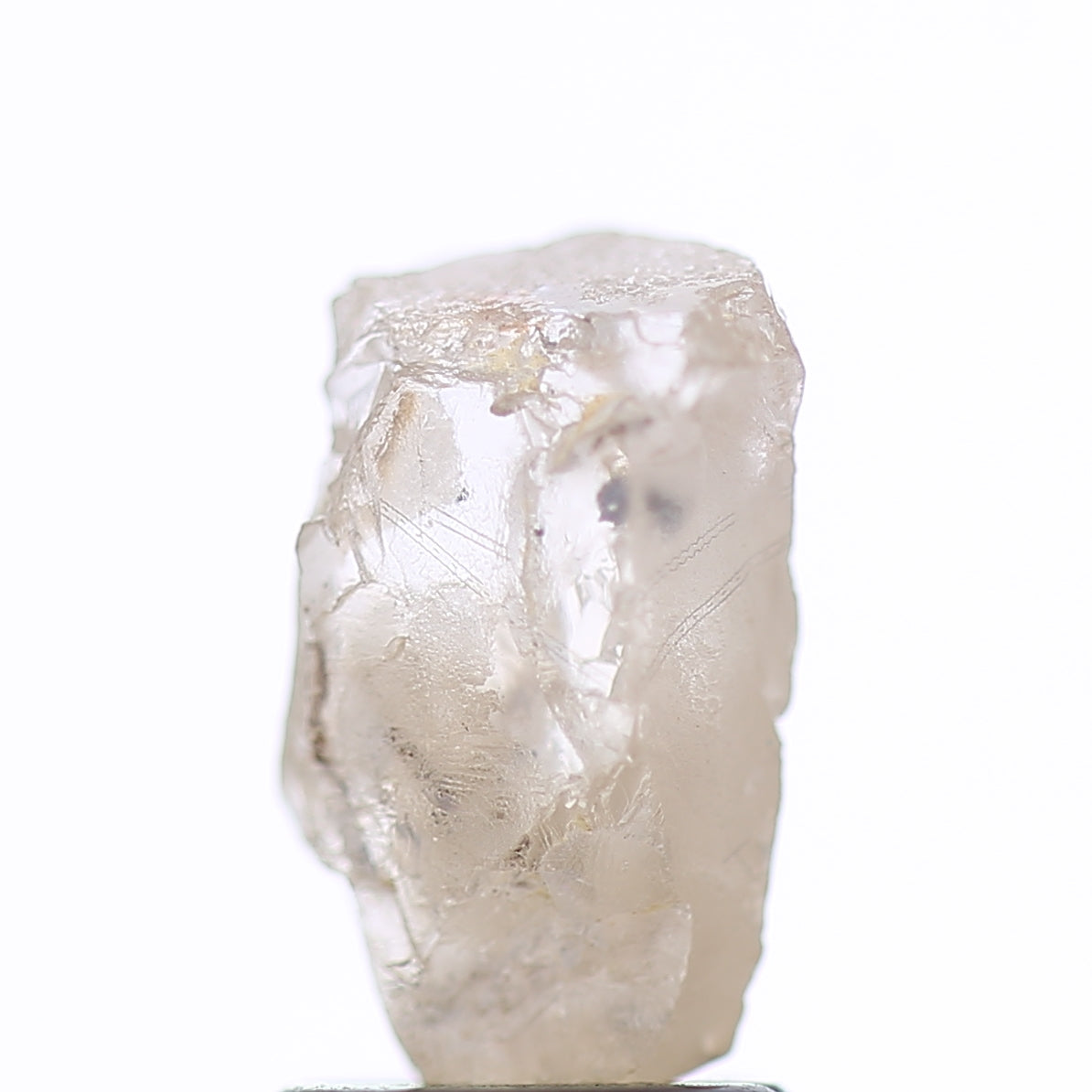 1.87 Carat Natural Fancy Champagne Brown Rough Diamond 9.23 MM