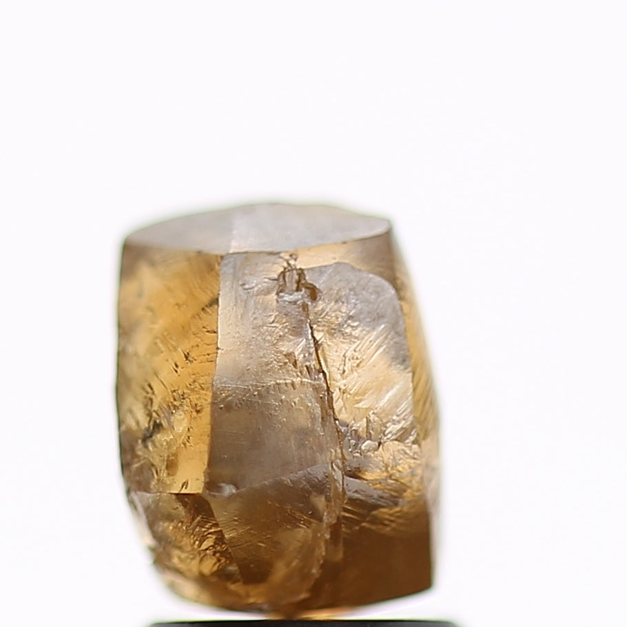 3.11 Carat Natural Fancy Orange Brown Rough Diamond 7.5 MM