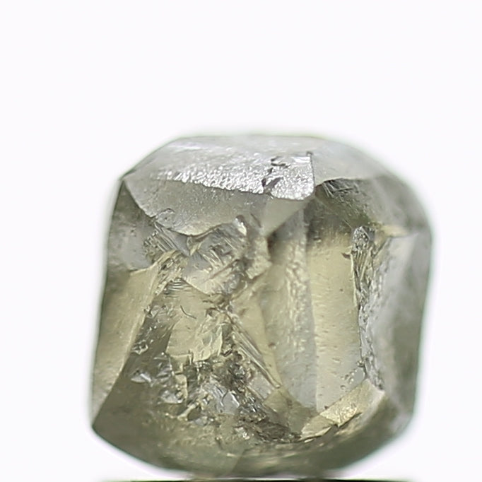 2.10 Carat Natural Fancy Greenish Grey Rough Diamond 5.6 MM