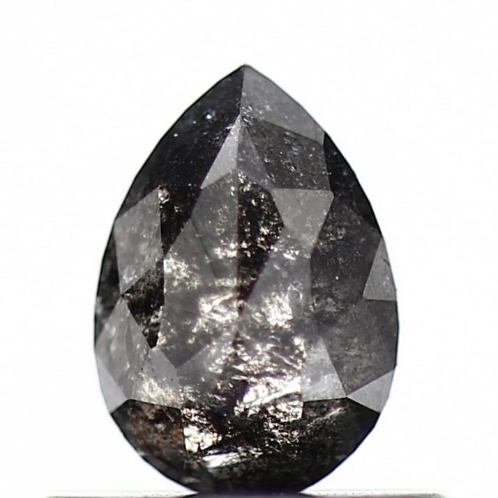 Black Pear Salt and Pepper Galaxy Diamond