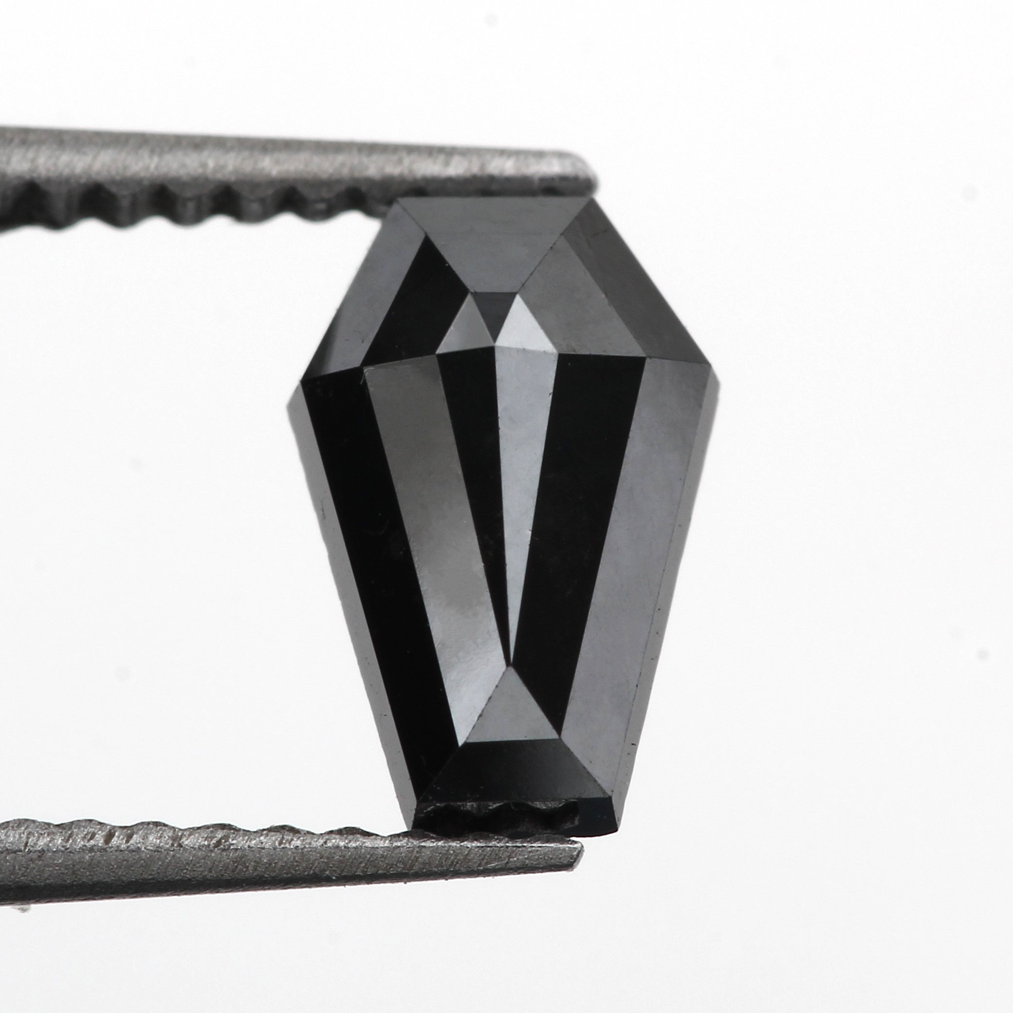 14k engagement ring black coffin