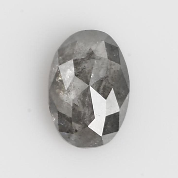 Design Gray Oval Diamond Wedding Ring