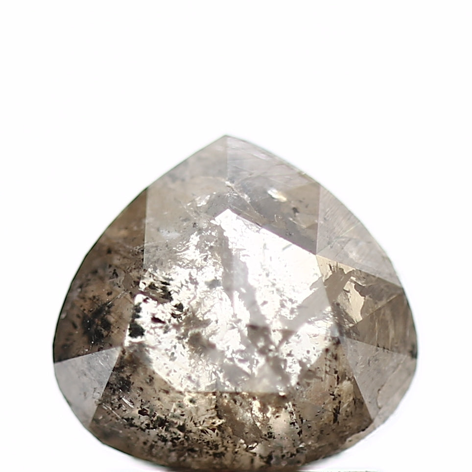 FancyBrownPearSaltandPepperDiamondForRing