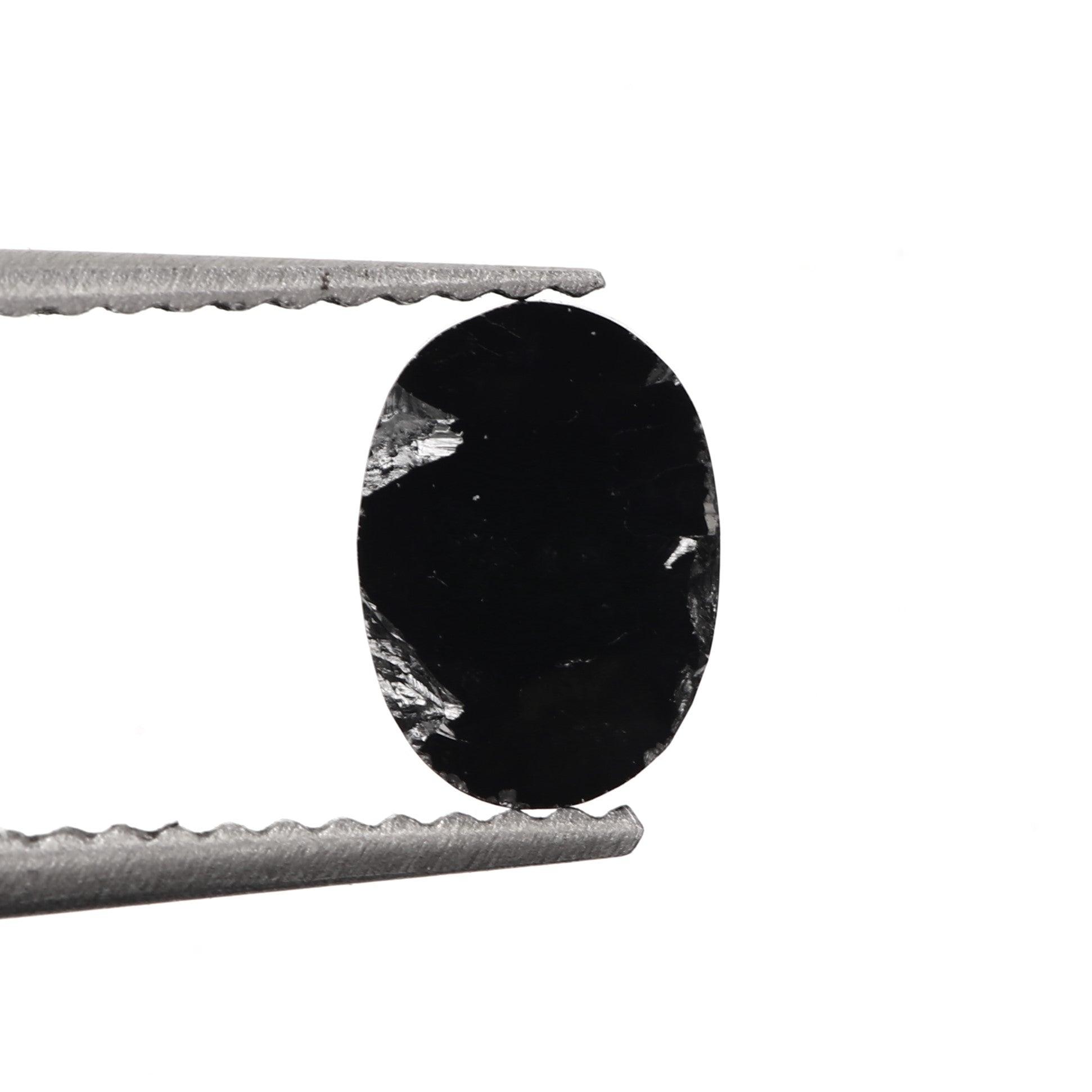 oval black diamond