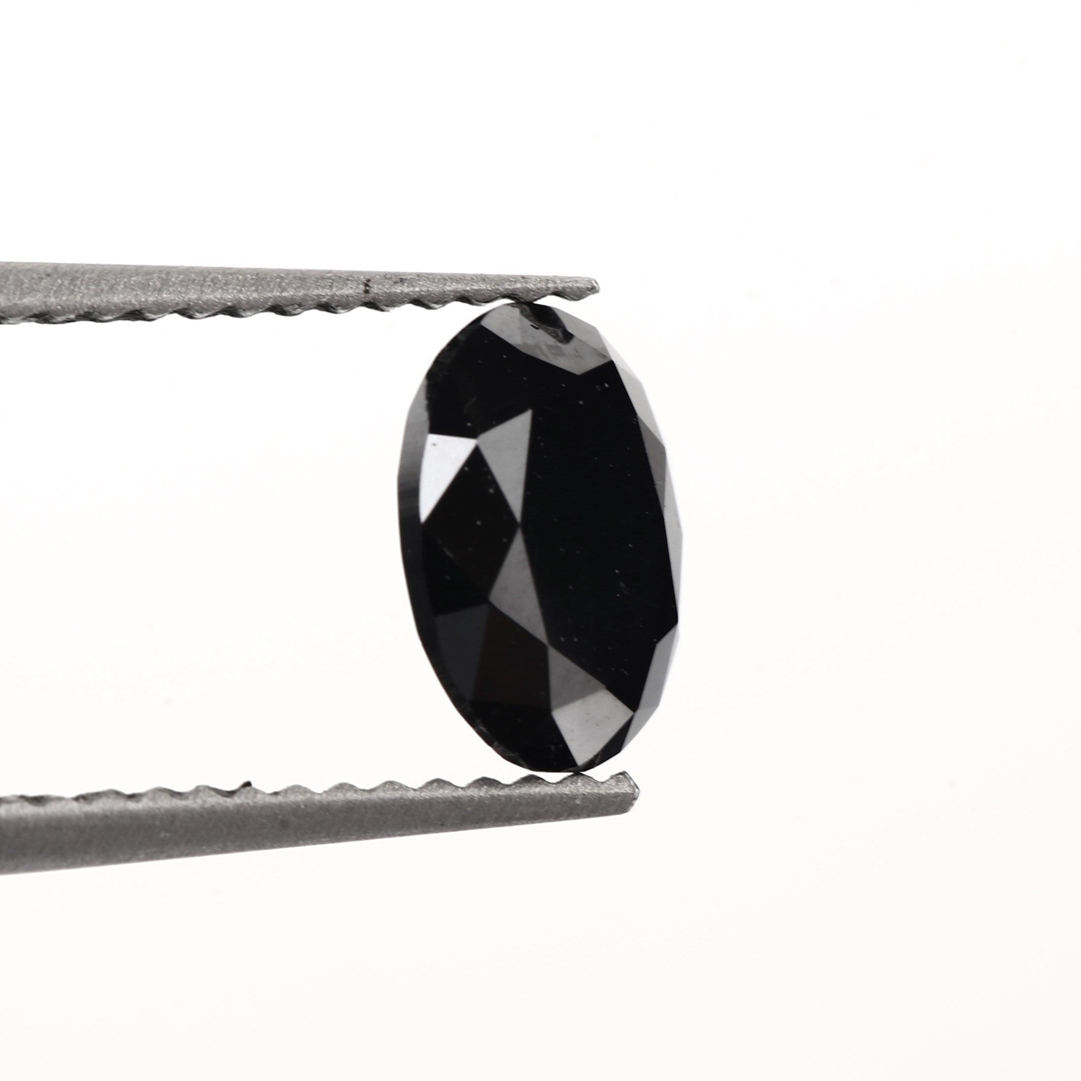 oval black diamond