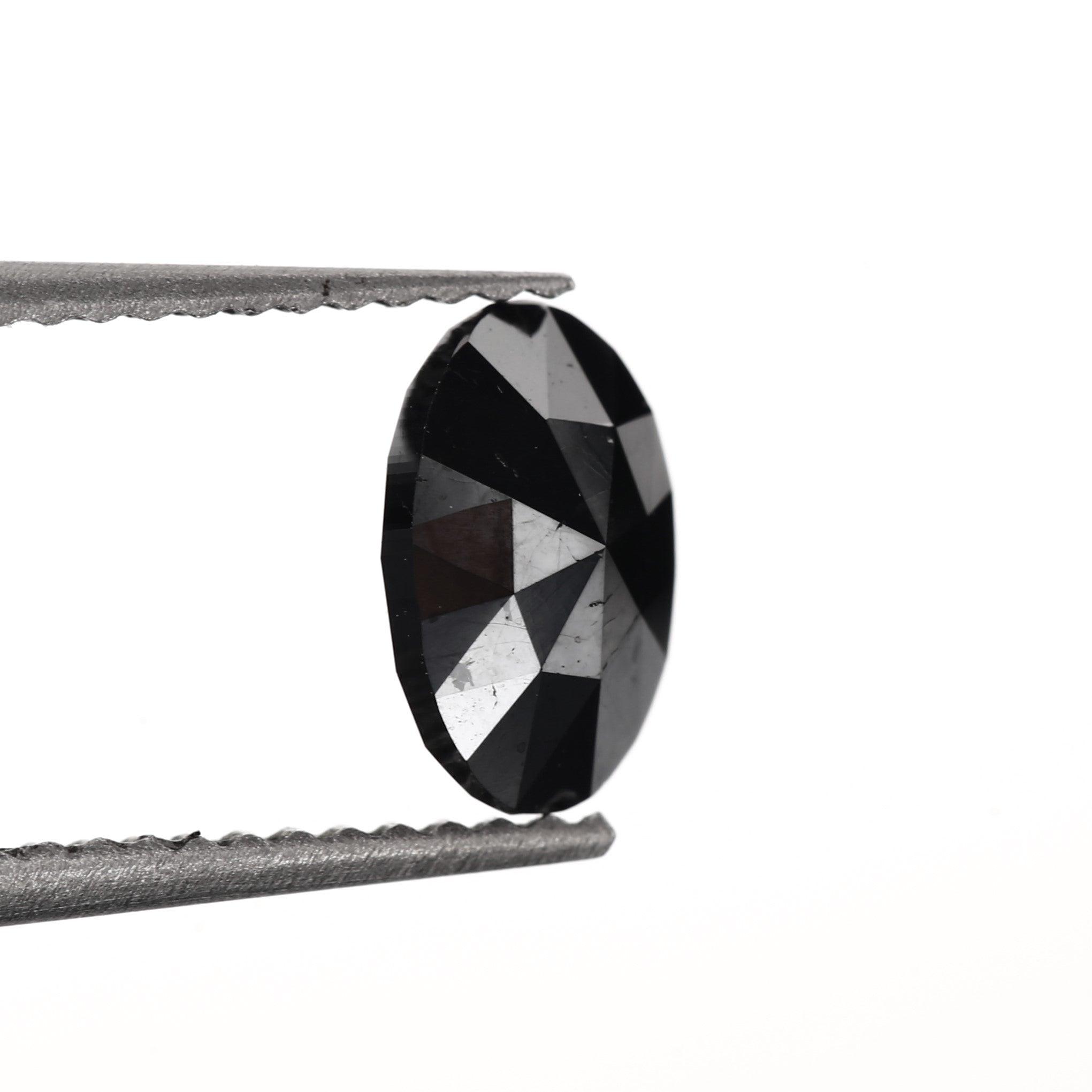 black loose diamond oval