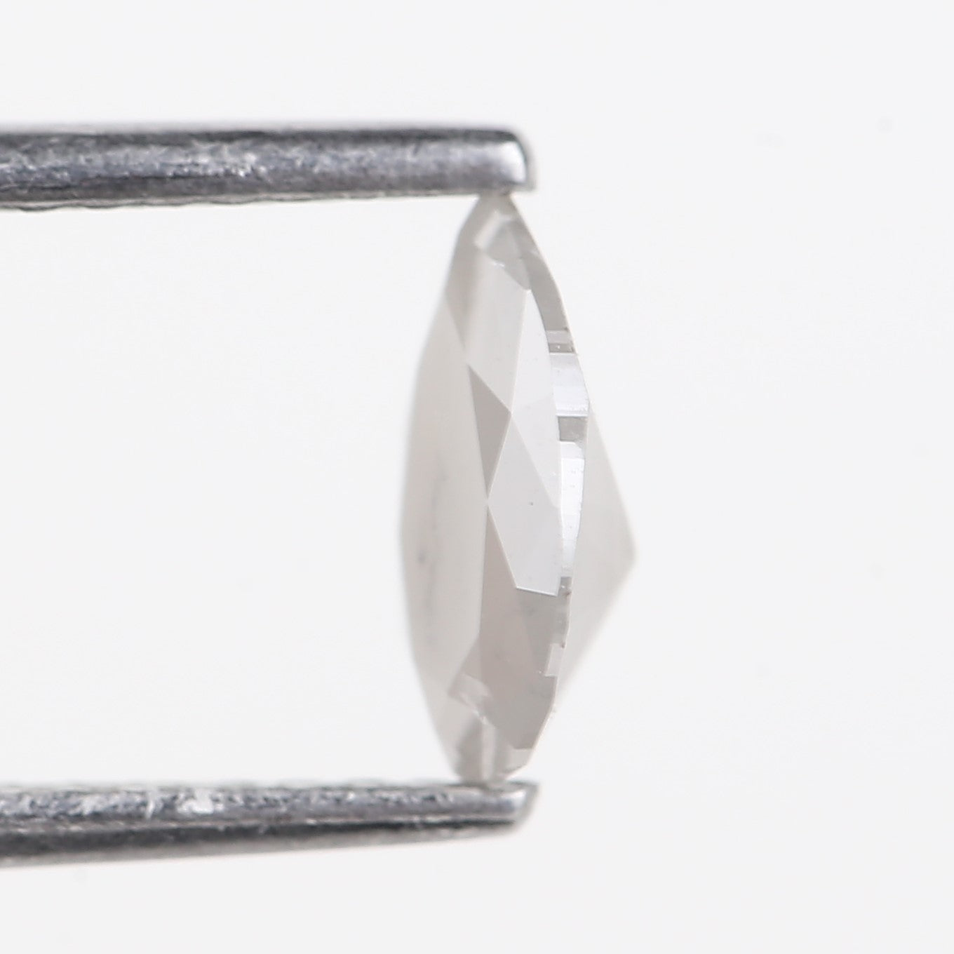 0.63 Carat Natural Gray Pear Salt and Pepper Diamond 7.30 MM