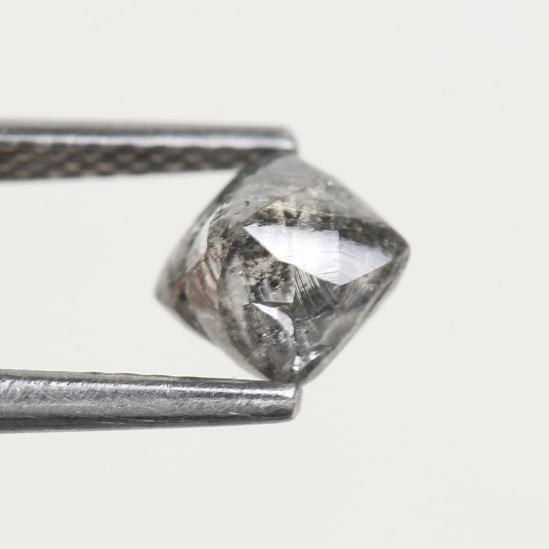 1 Carat Rough Octahedron Grey Rough Diamond 4.9 MM