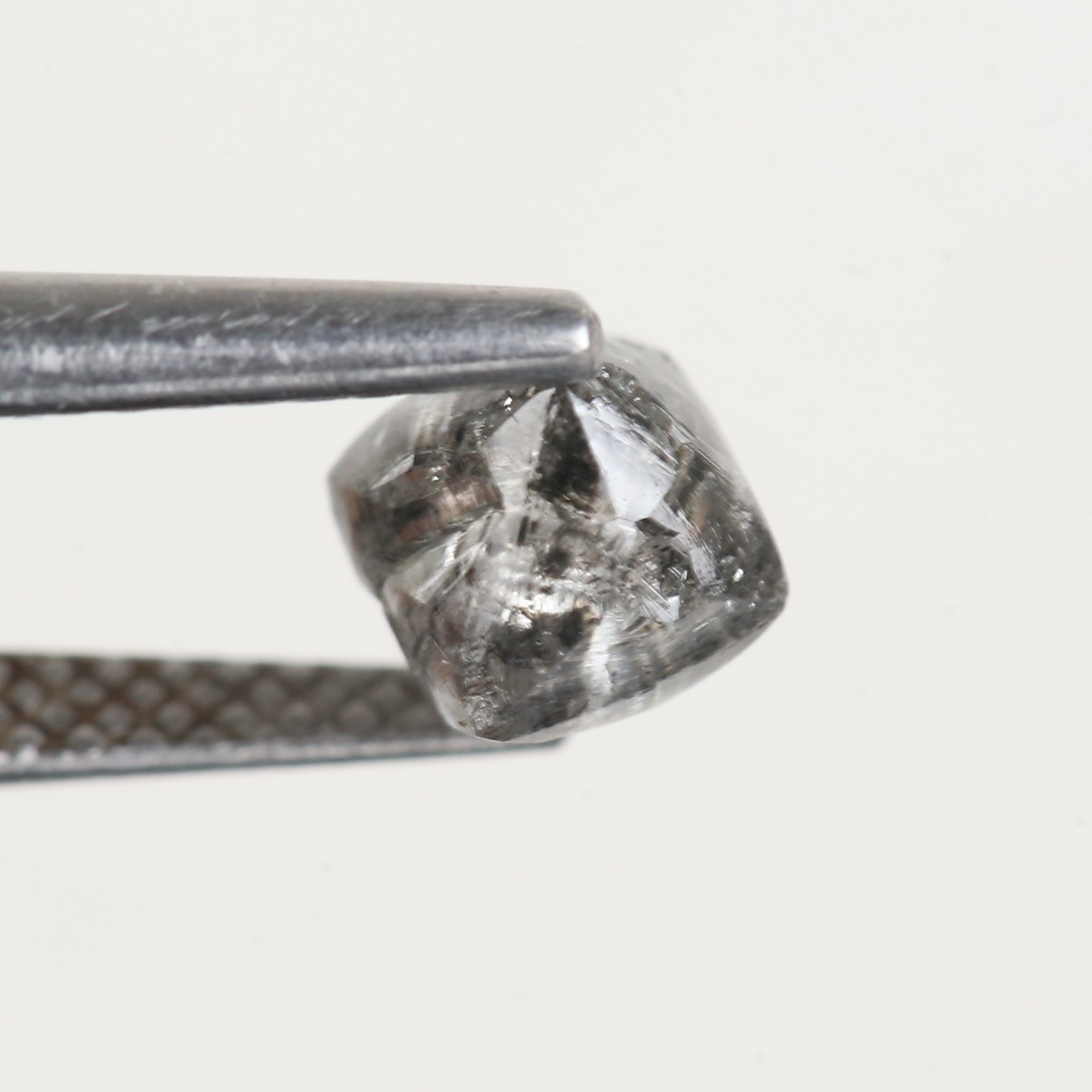 1 Carat Rough Octahedron Grey Rough Diamond 4.9 MM