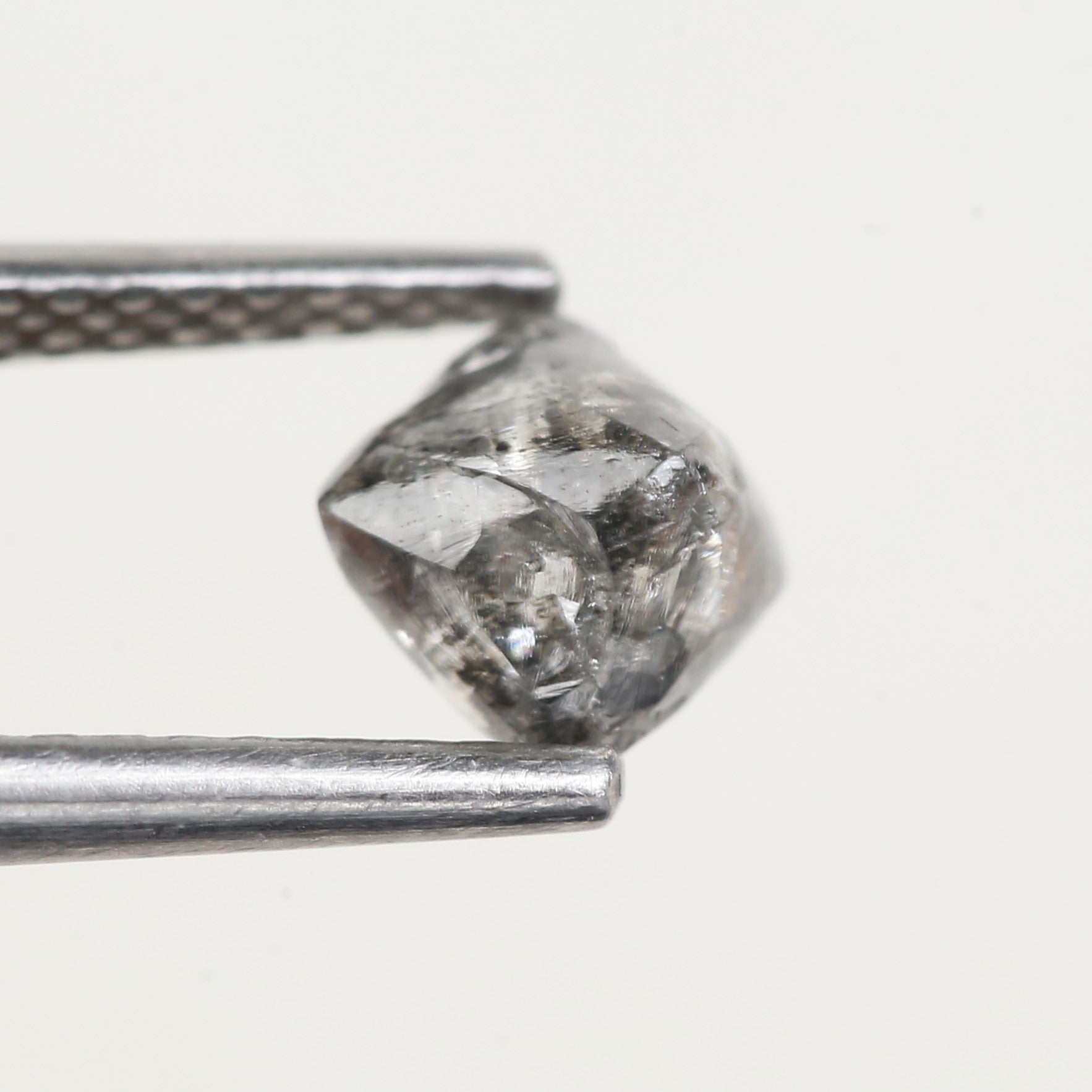 1 Carat Rough Octahedron Grey Rough Diamond 4.9 MM