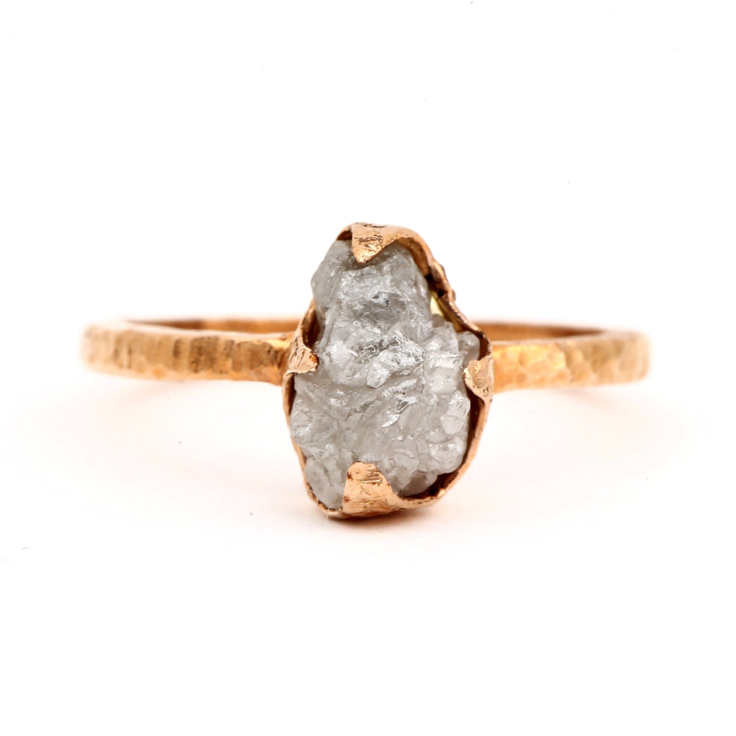 rough diamond ring