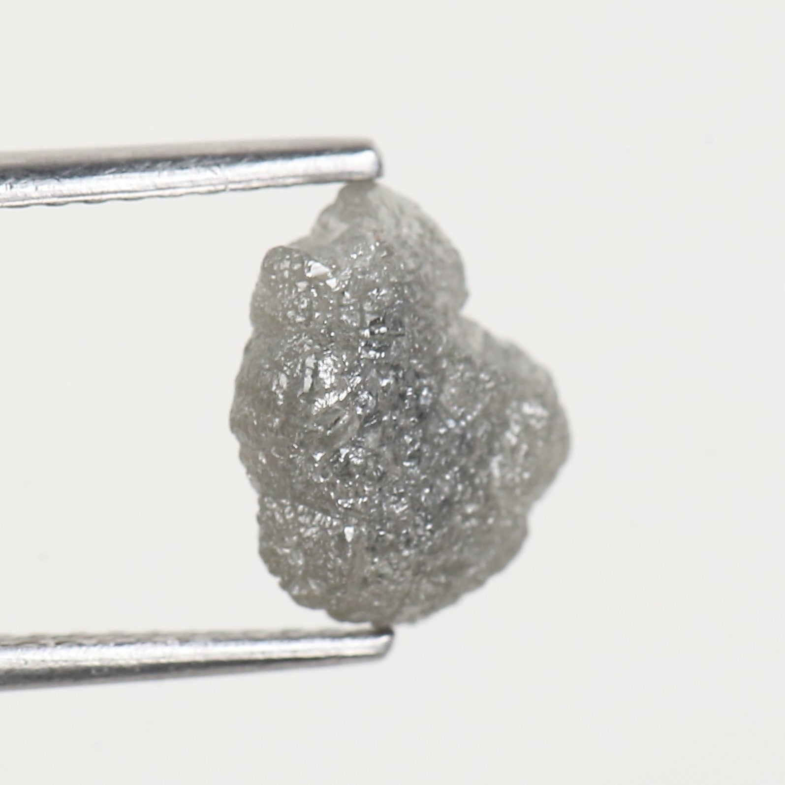 2.27 Ct Natural Grey Uncut Rough Diamond 9.5 MM