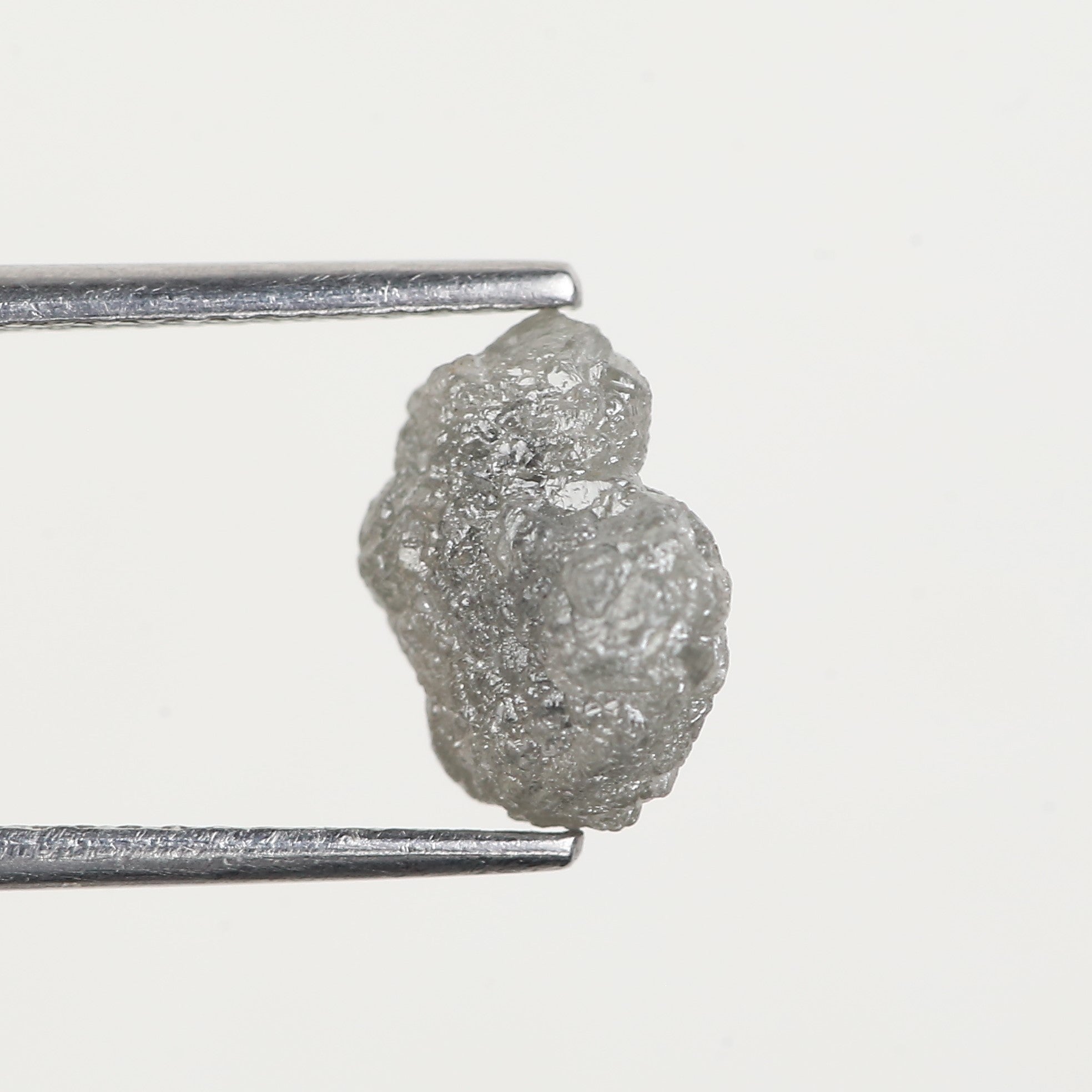 2.27 Ct Natural Grey Uncut Rough Diamond 9.5 MM