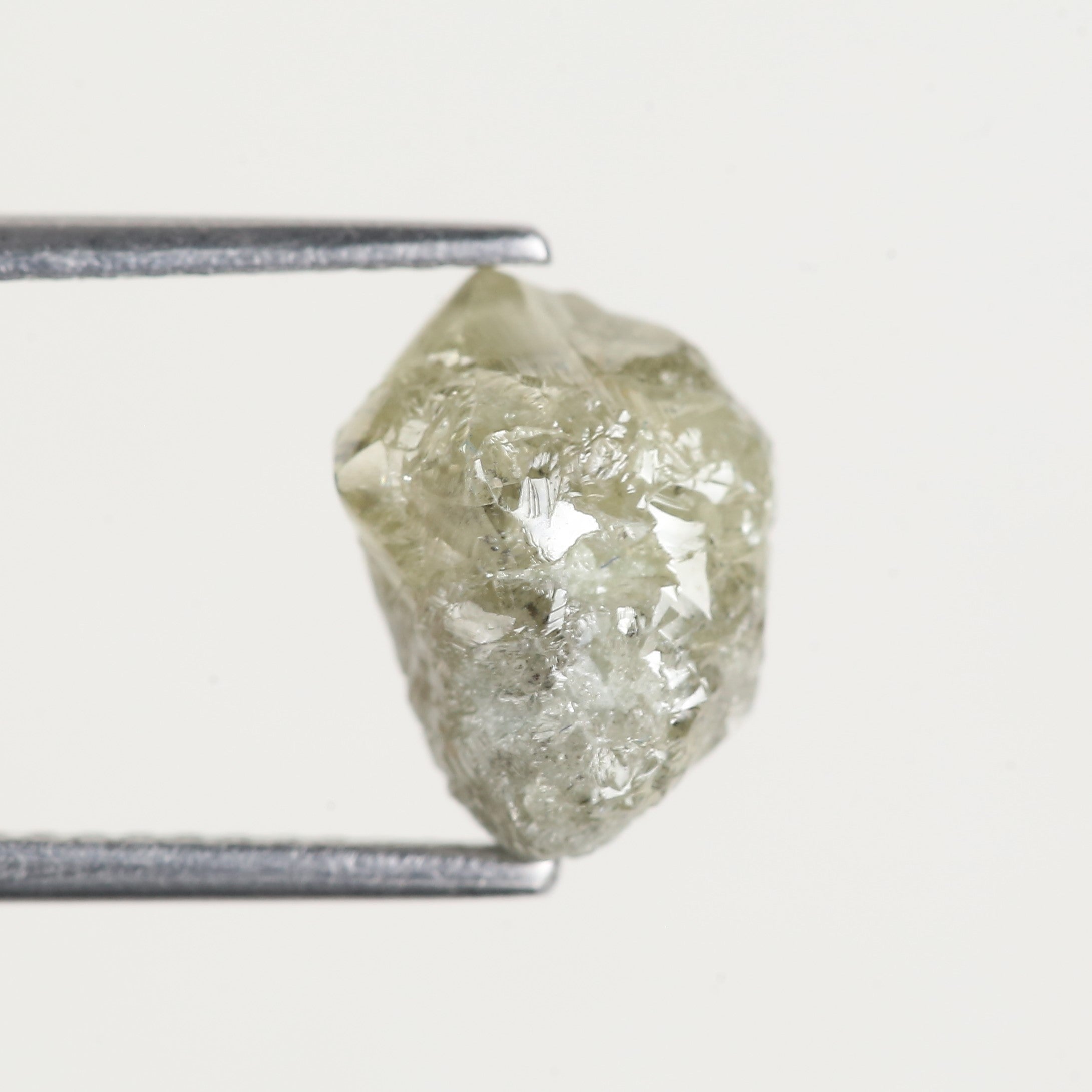 3.12 Carat Yellow Natural Uncut Raw Rough Diamond 9.9 MM