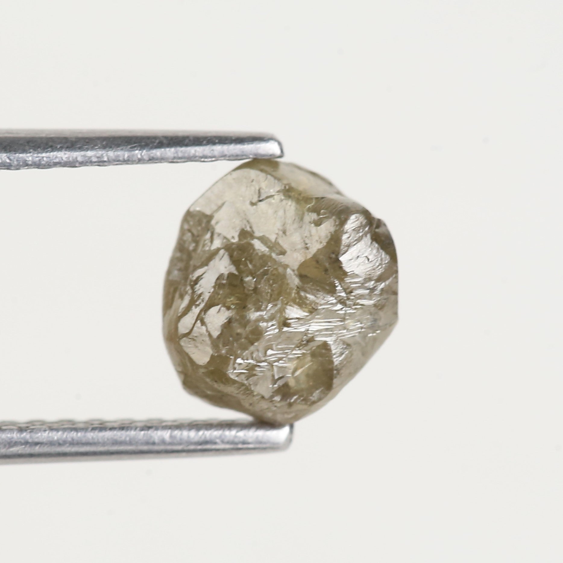 1.49 Carat Champagne Brown Real Rough Uncut Loose Diamond 6.90 MM