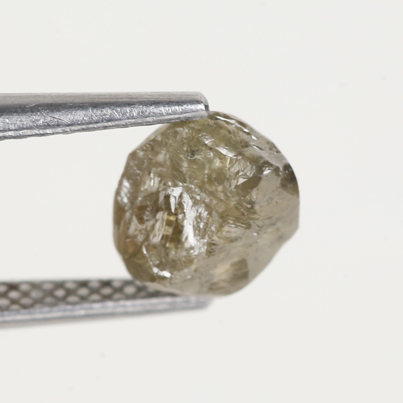 1.49 Carat Champagne Brown Real Rough Uncut Loose Diamond 6.90 MM