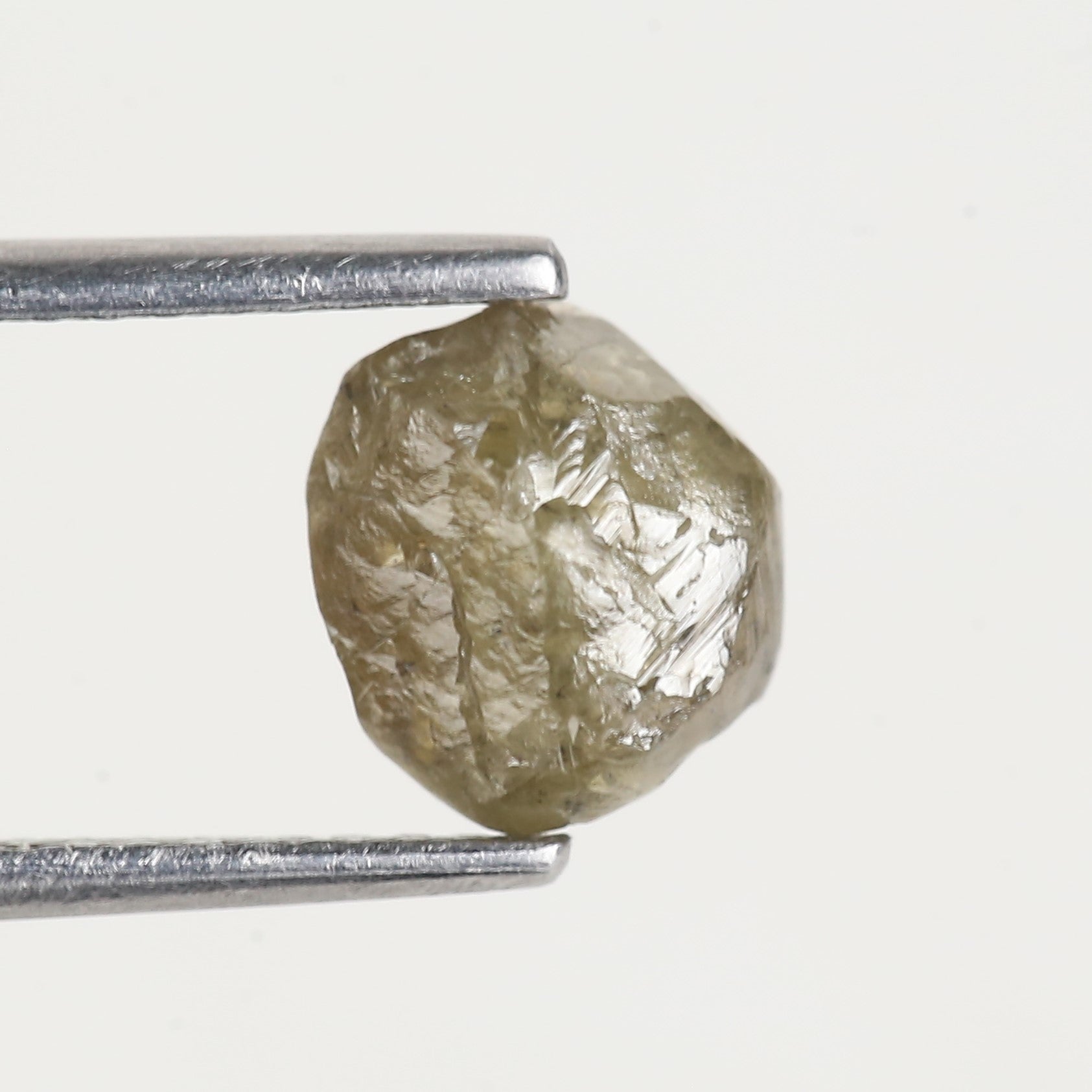 1.49 Carat Champagne Brown Real Rough Uncut Loose Diamond 6.90 MM
