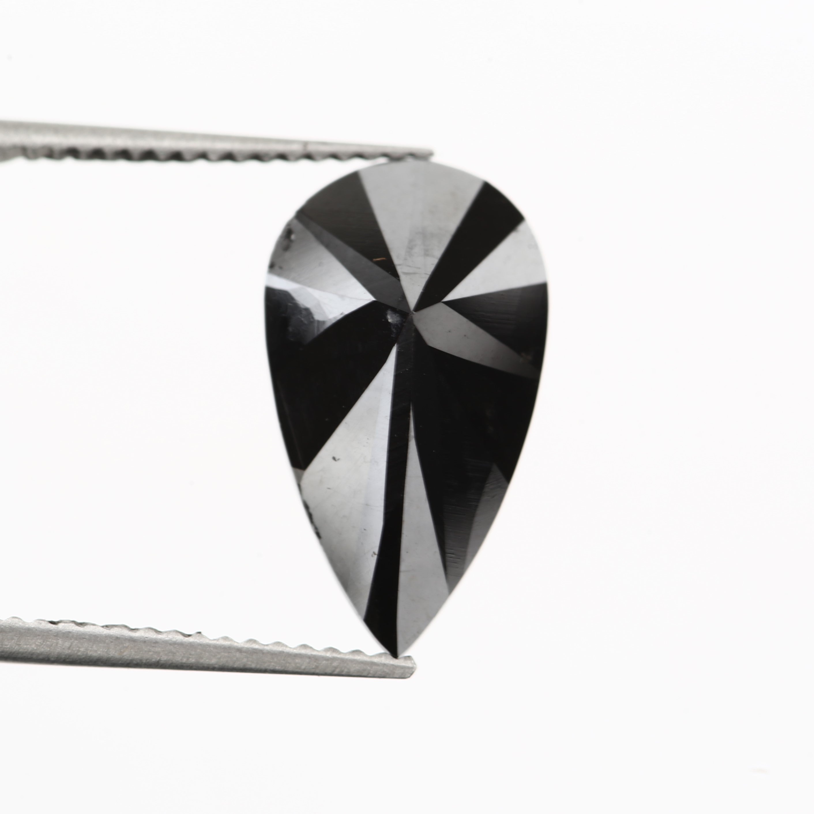 elongated pear fancy black diamond