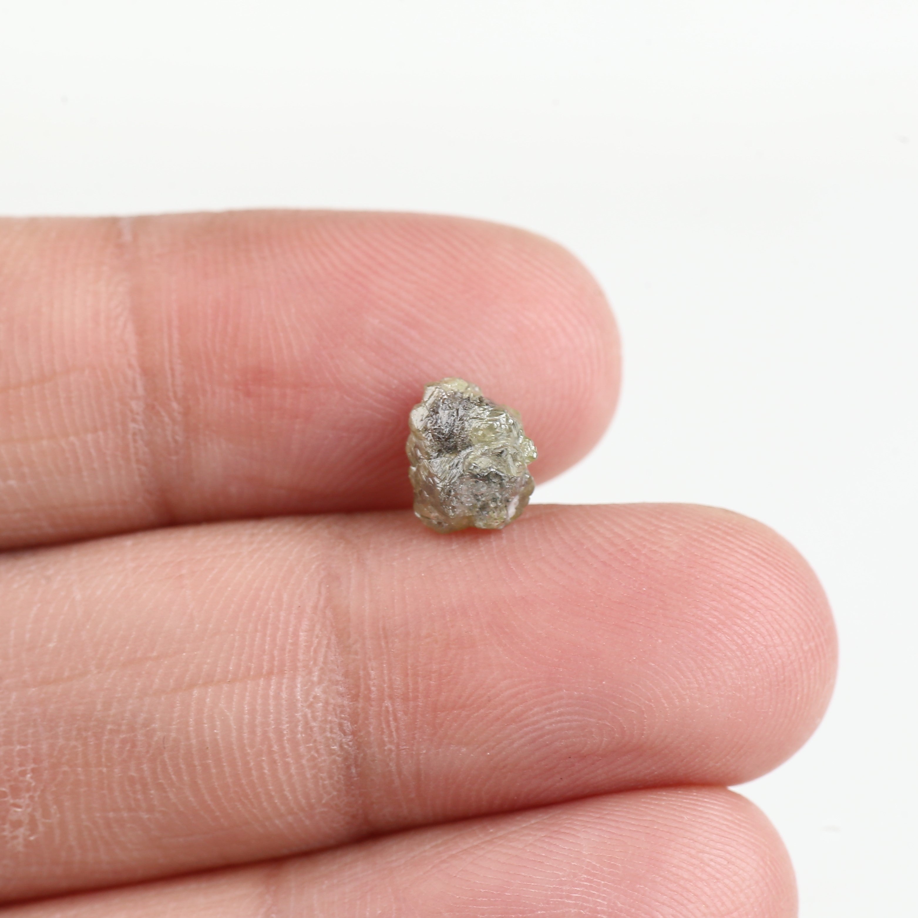 1.61 Carat Natural Rough Uncut Loose Diamond 7.2 MM