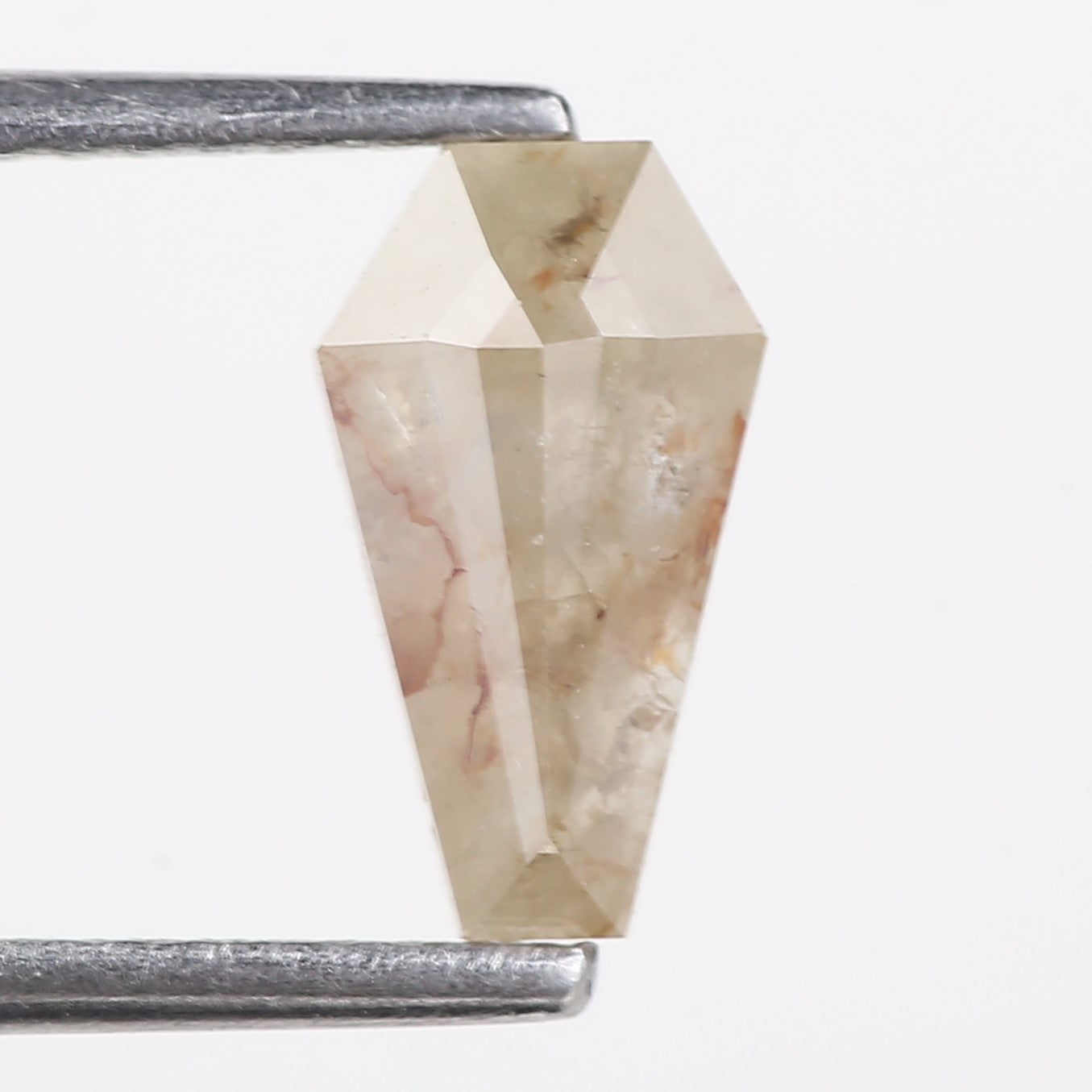 0.93 Carat Natural Salt And Pepper Coffin Diamond For Fantasy Cut Ring