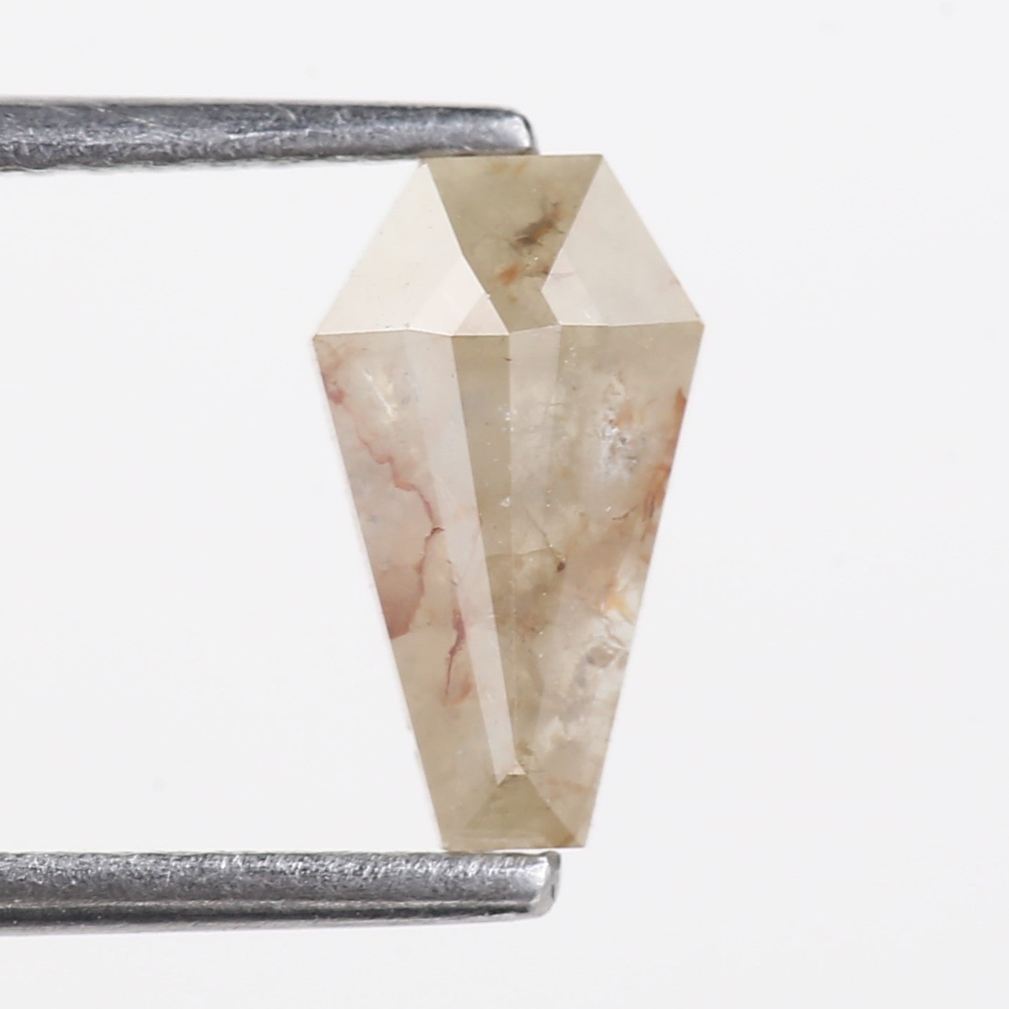 0.93 Carat Natural Salt And Pepper Coffin Diamond For Fantasy Cut Ring