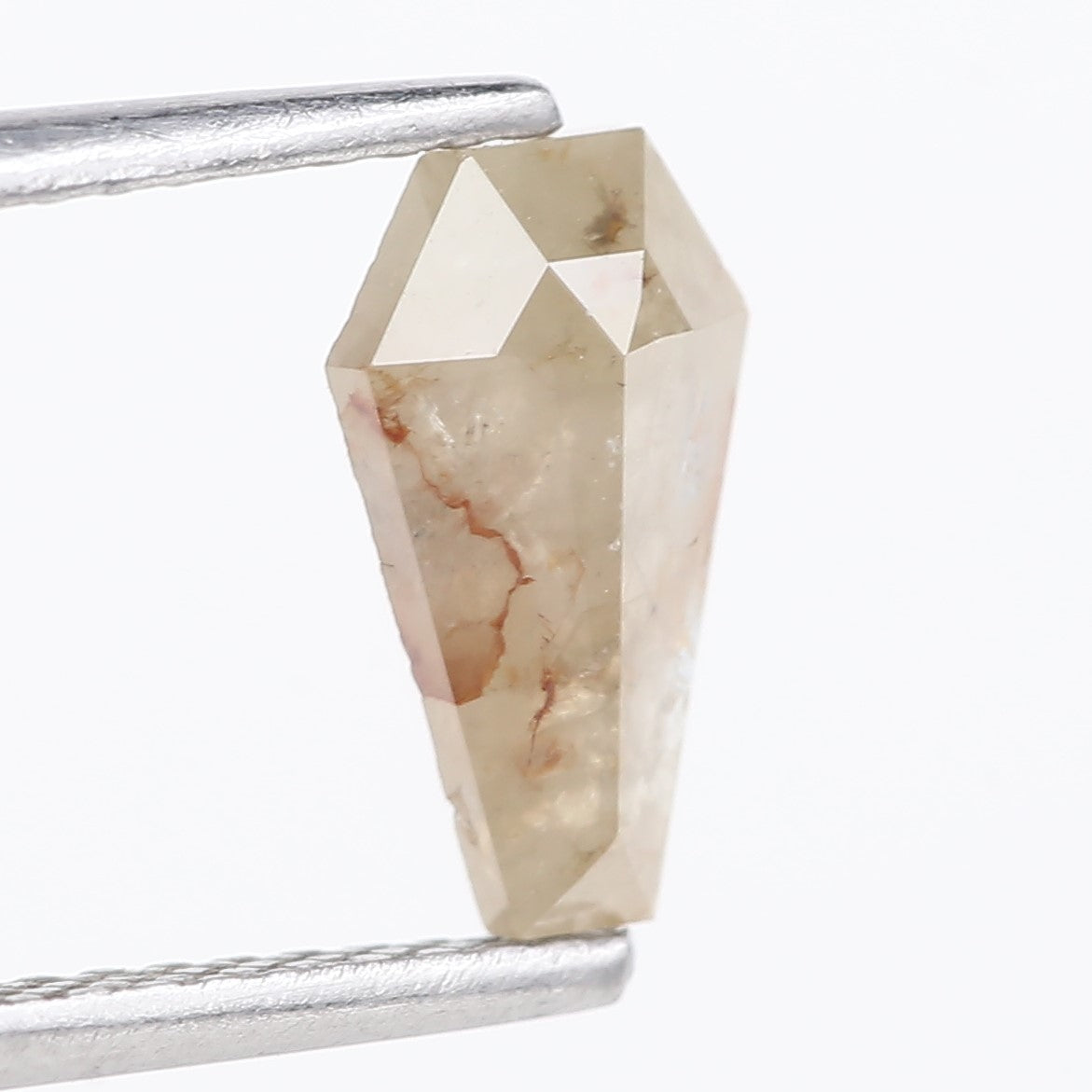 0.93 Carat Natural Salt And Pepper Coffin Diamond For Fantasy Cut Ring