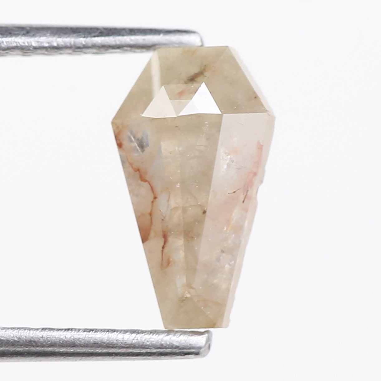 0.93 Carat Natural Salt And Pepper Coffin Diamond For Fantasy Cut Ring