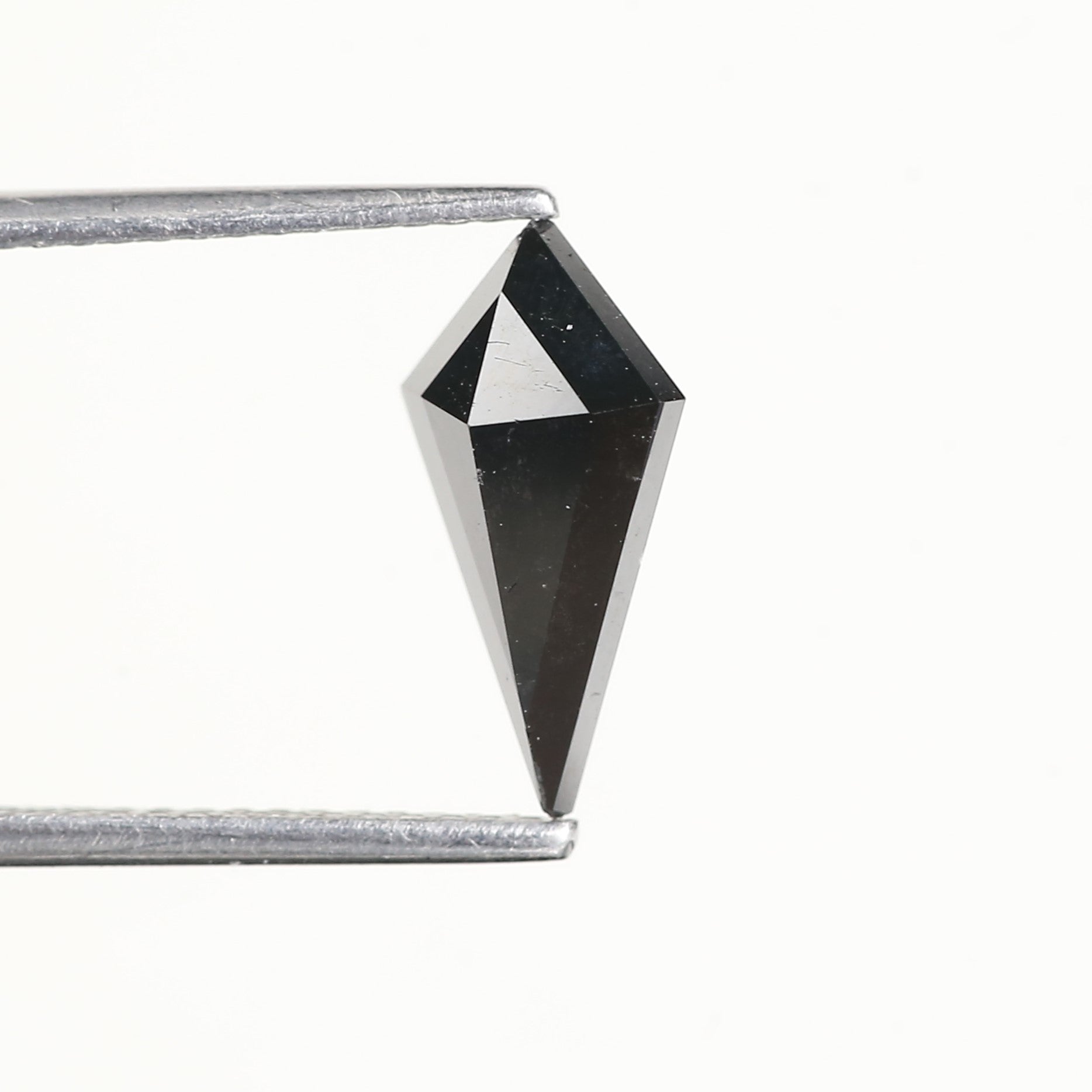 1.77 Carat Loose Natural Black Kite Diamond 12.25 MM