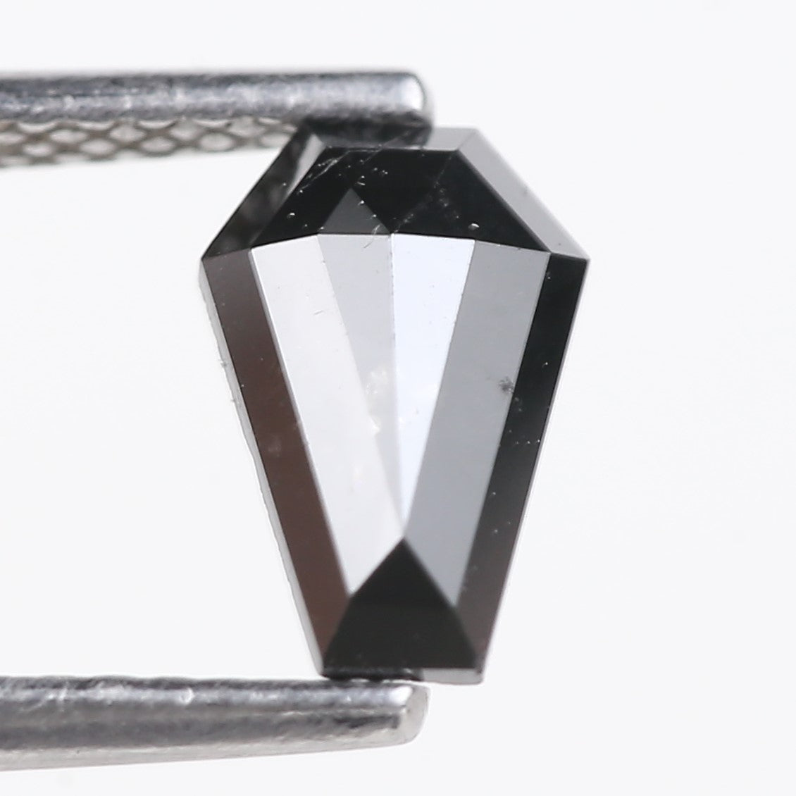 0.70 Carat Natural Salt And Pepper Coffin Cut Loose Diamond 8.21 MM
