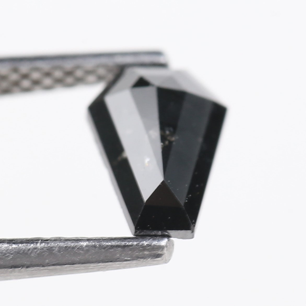 0.70 Carat Natural Salt And Pepper Coffin Cut Loose Diamond 8.21 MM
