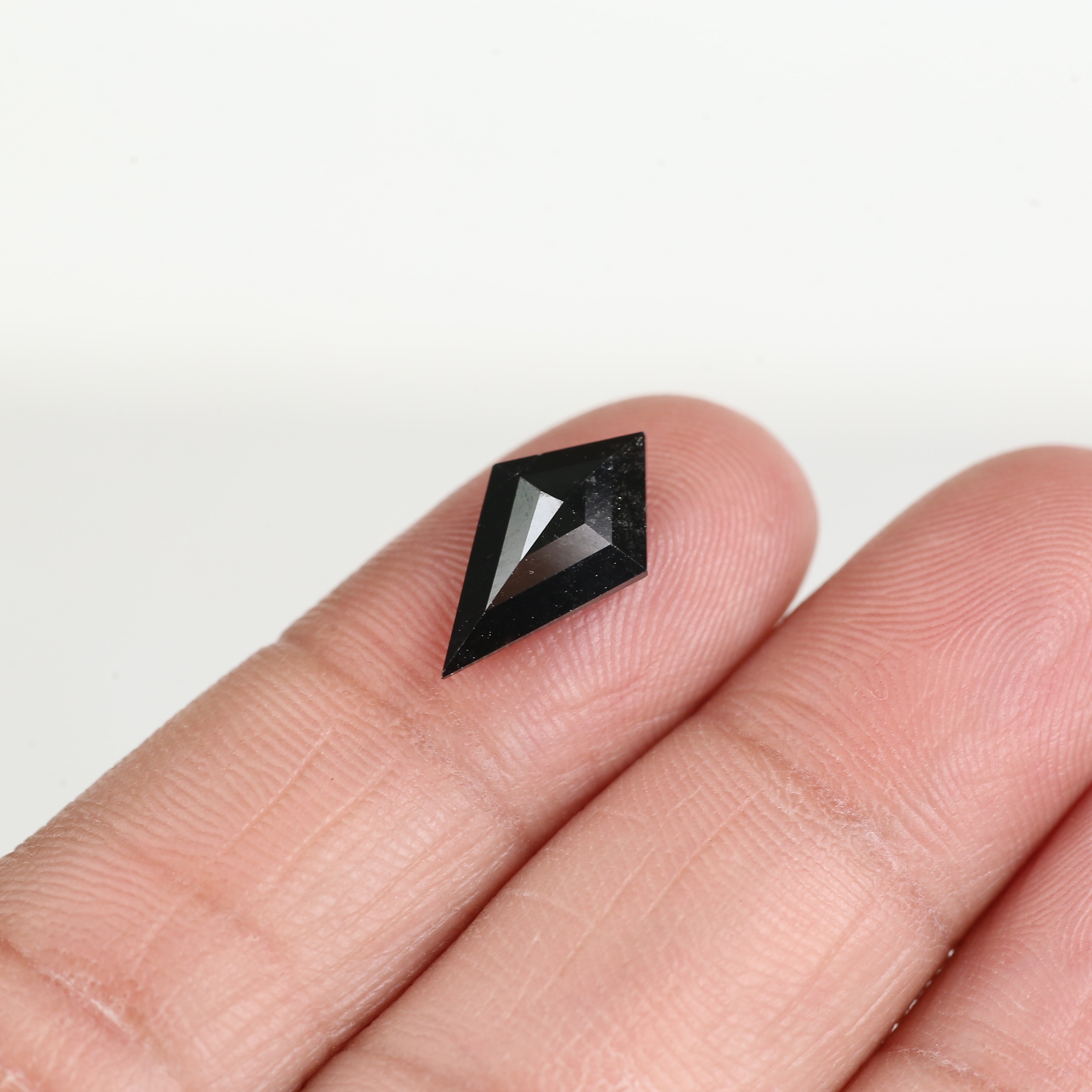 2.08 Carat Natural Loose Kite Black Diamond 14.30 MM