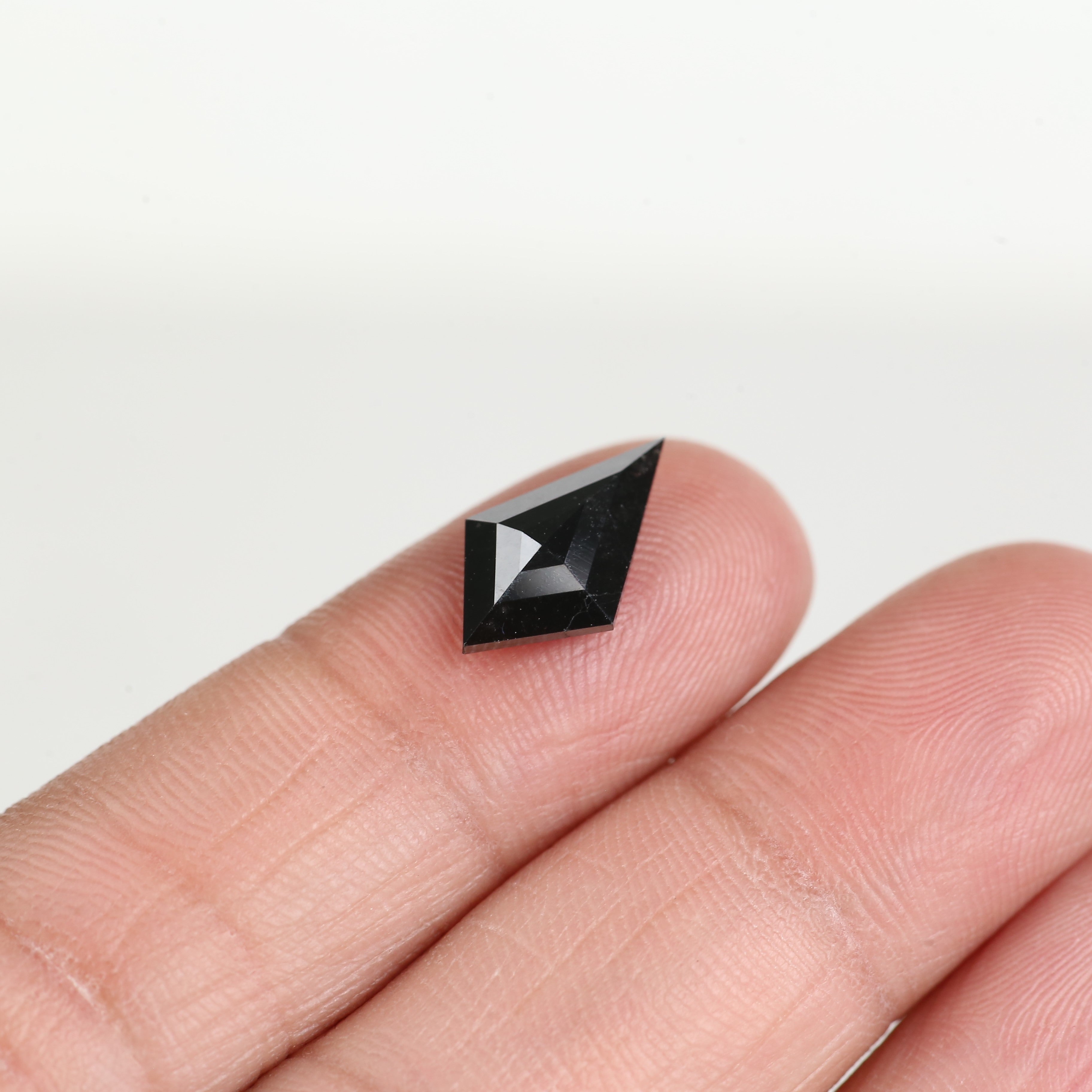 2.08 Carat Natural Loose Kite Black Diamond 14.30 MM