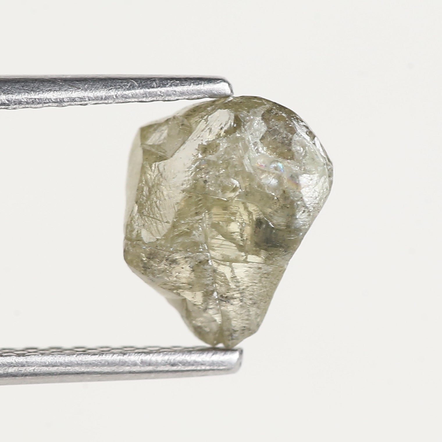 1.68 Carat Natural Yellow Rough Diamond 8.4 MM
