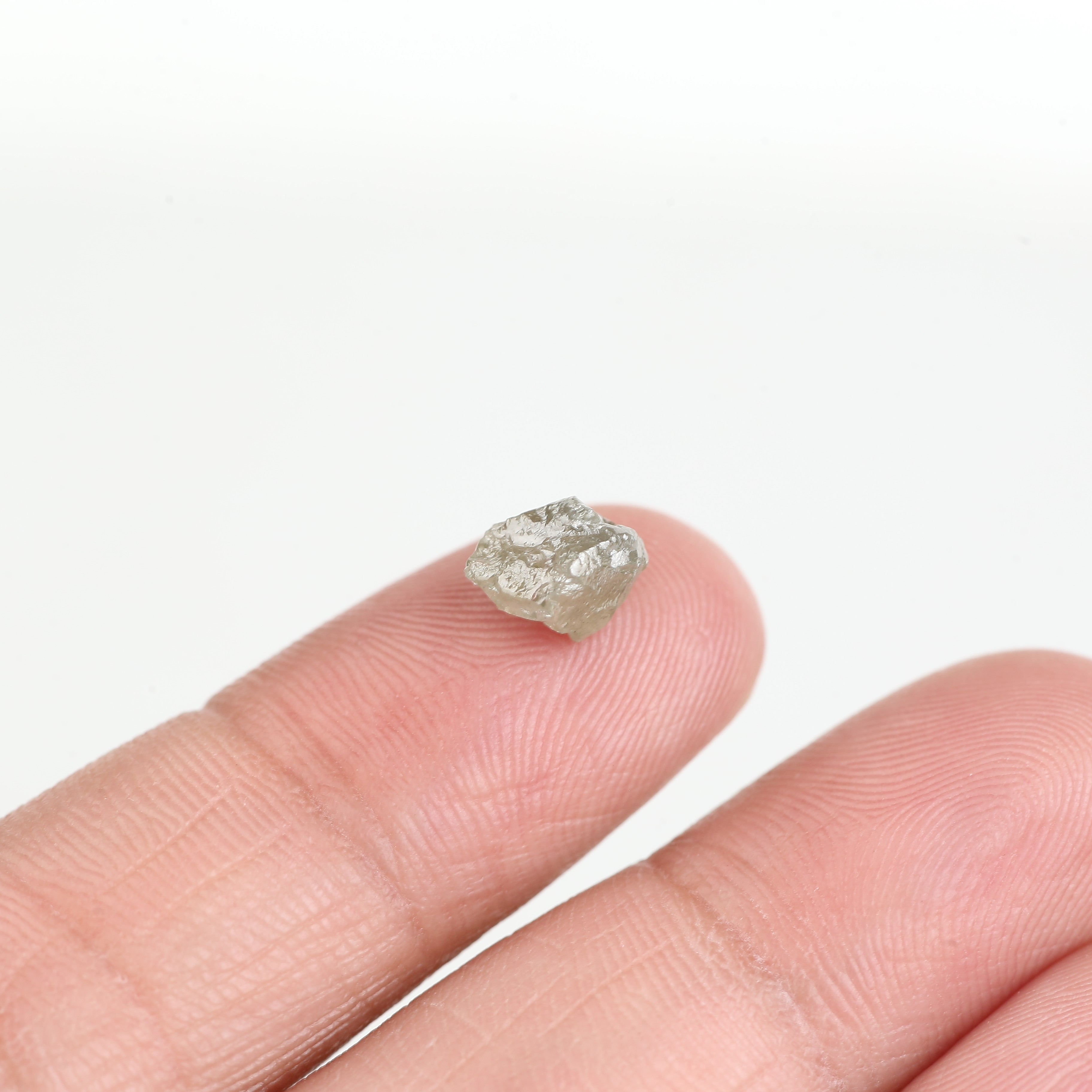 1.84 Ct Natural Light Yellow Rough Diamond 7.8 MM