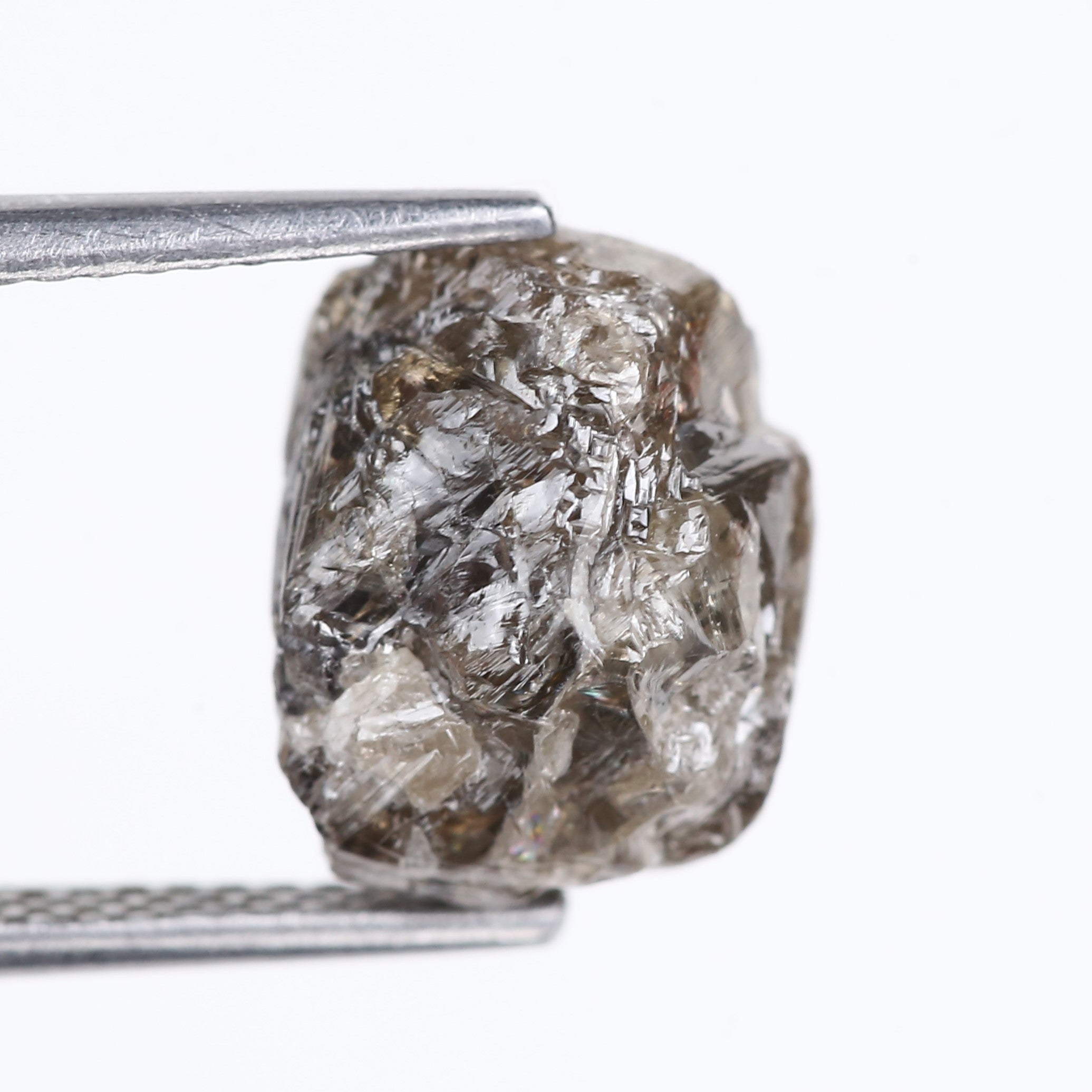 6.08 Carat Natural Brown Crystal Uncut Rough Diamond 10.90 MM