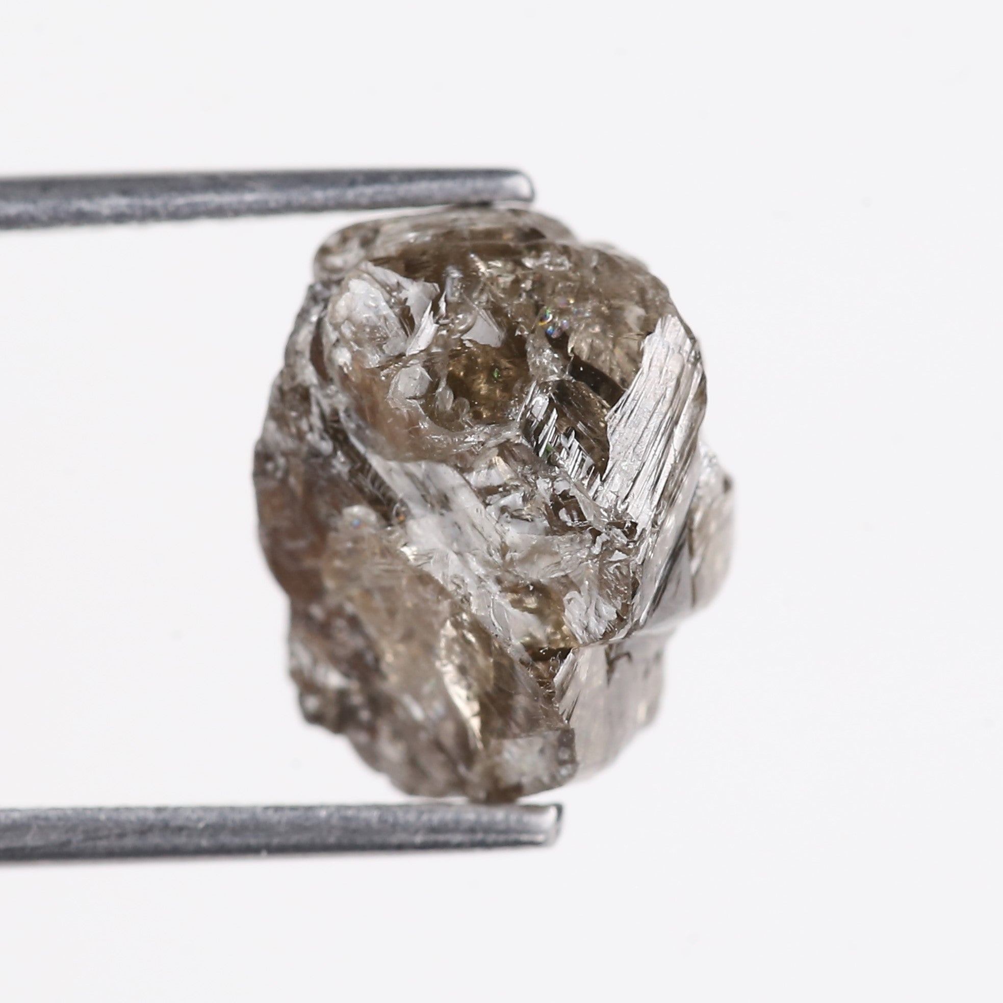 6.08 Carat Natural Brown Crystal Uncut Rough Diamond 10.90 MM