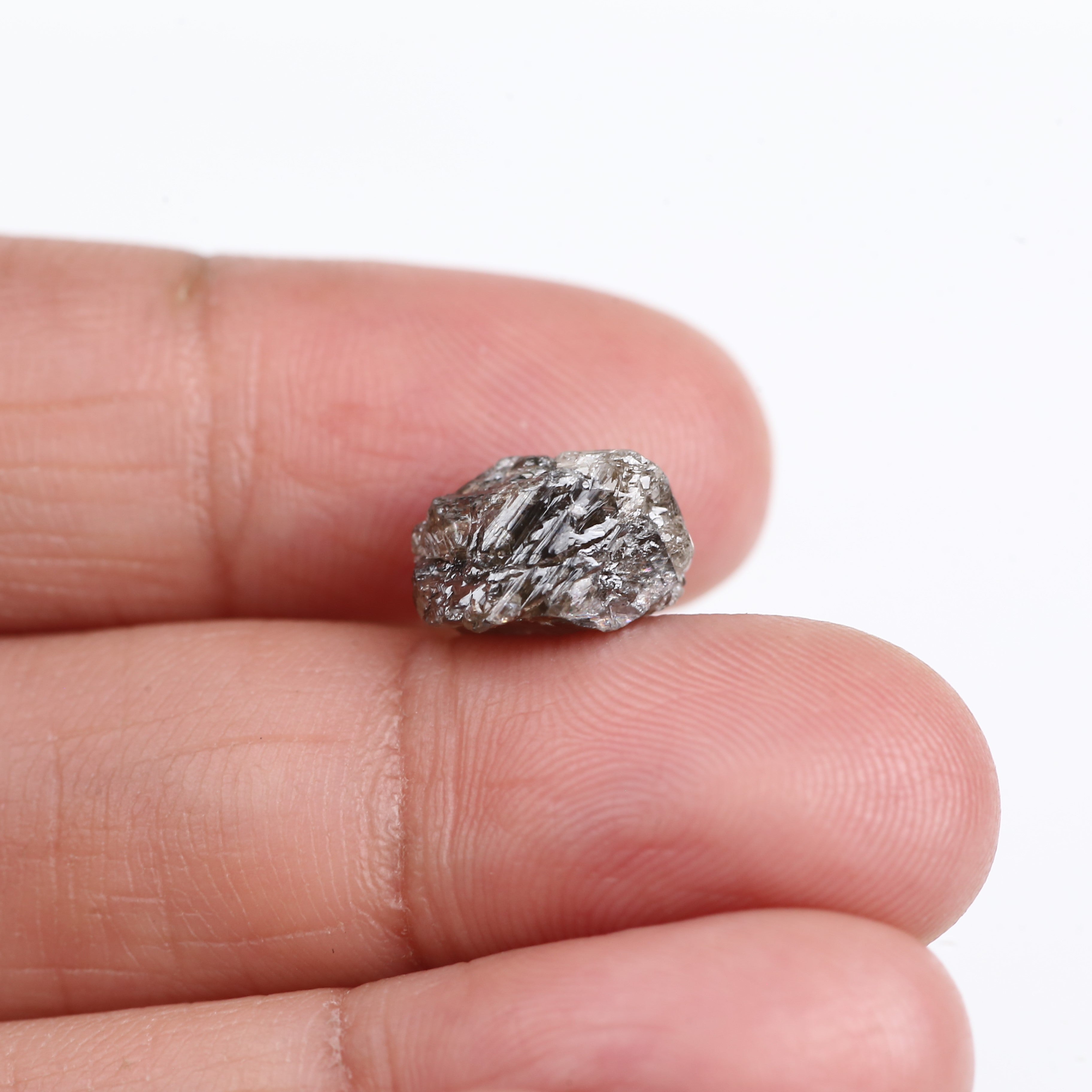 6.08 Carat Natural Brown Crystal Uncut Rough Diamond 10.90 MM