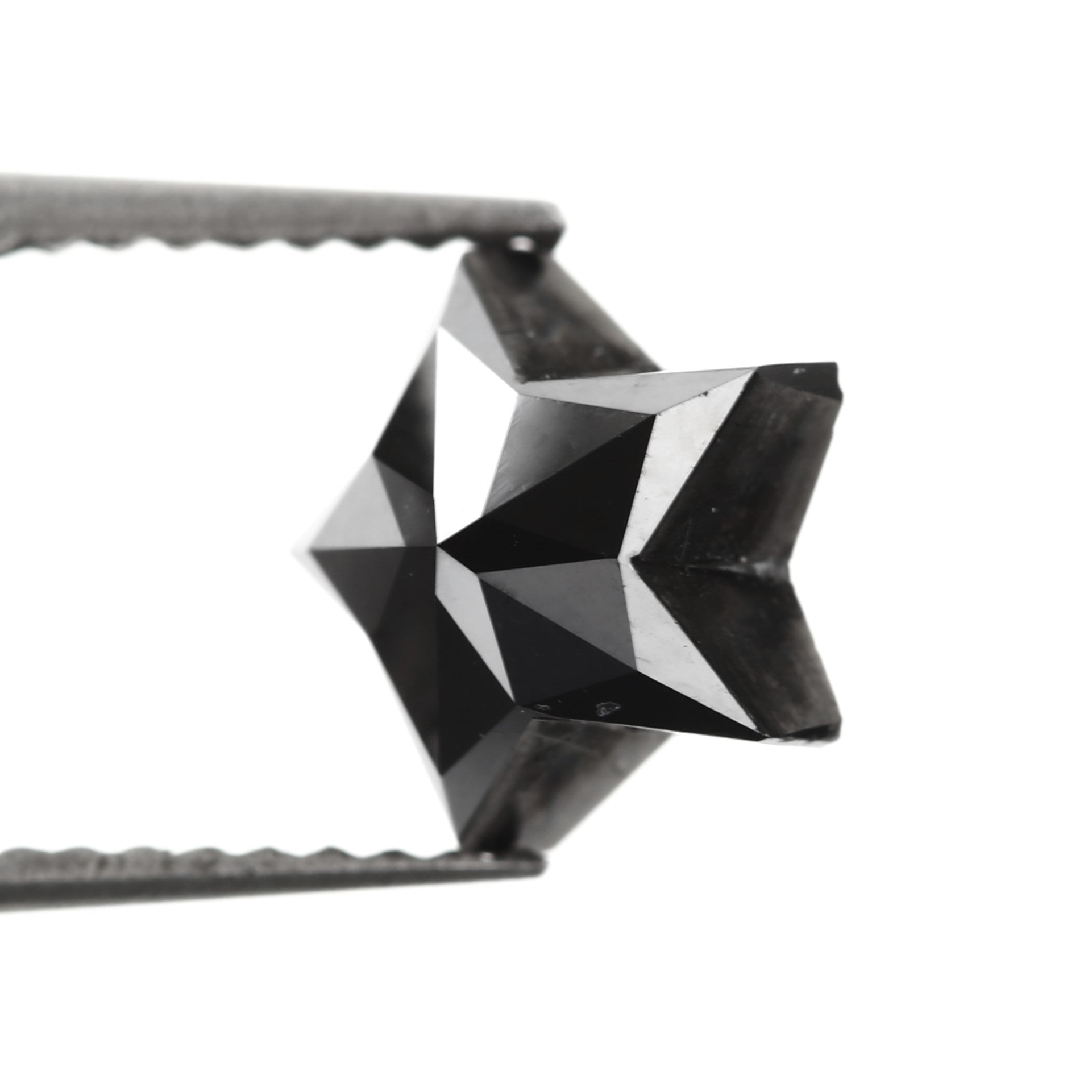 1.50ct star cut black diamond