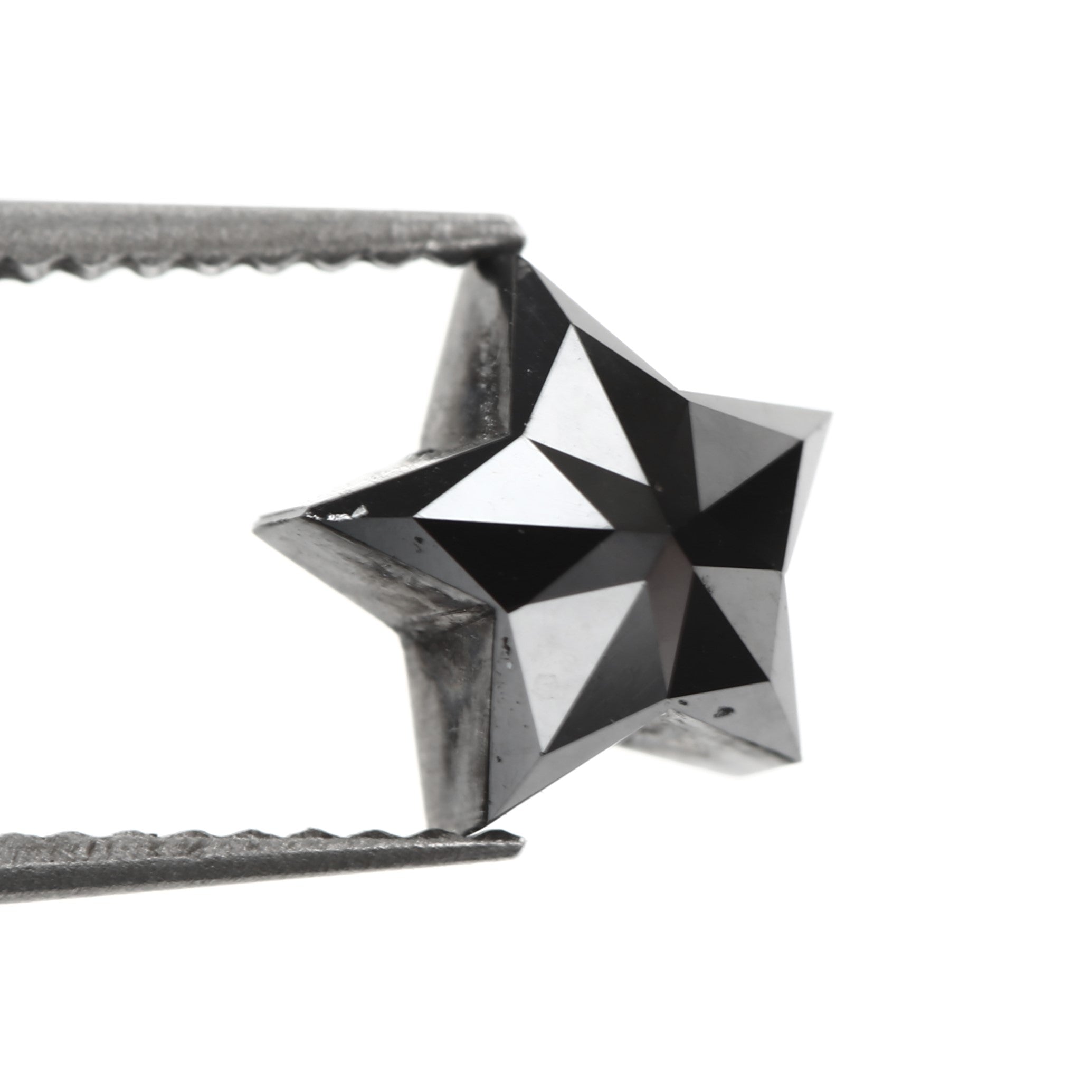 1.64 Carat Star Cut Fancy Natural Black Diamond - Blackdiamond