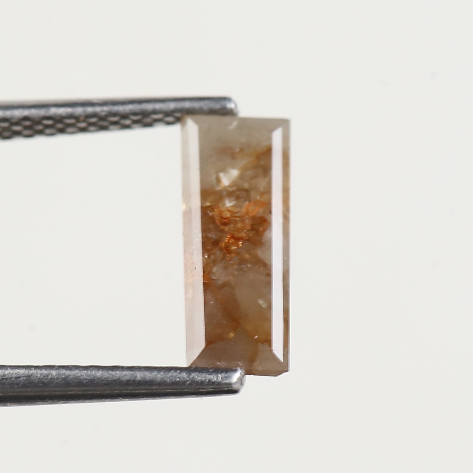 1 Carat Natural Salt and Pepper Baguette Diamond 10.15 MM