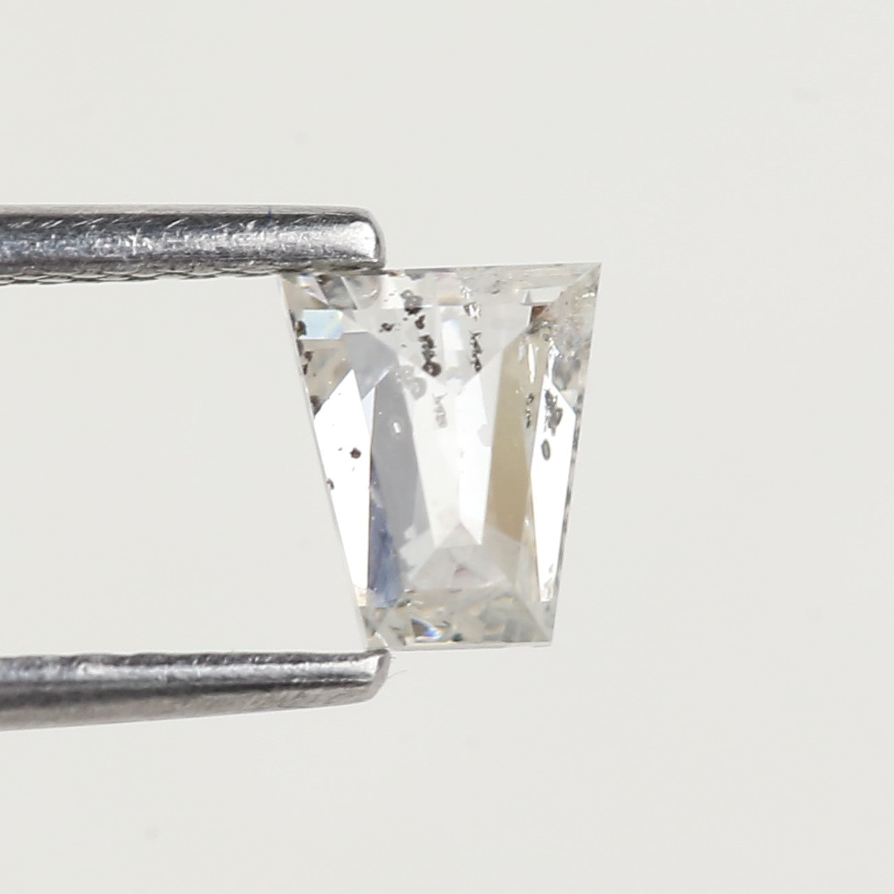 0.53 Carat Tapper Baguette Salt and Pepper Diamond 5.30 MM