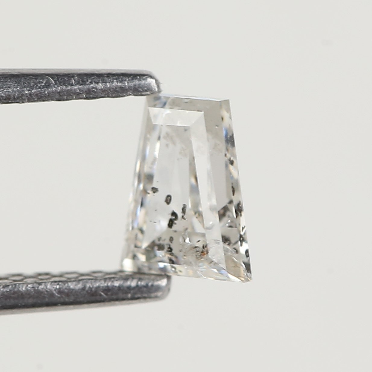 0.53 Carat Tapper Baguette Salt and Pepper Diamond 5.30 MM