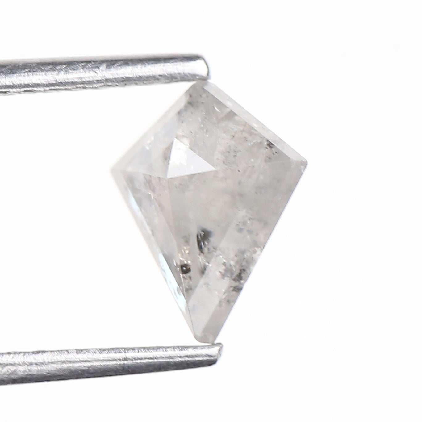 0.95 Carat Natural Gray Kite Salt And Pepper Diamond 8.08 MM