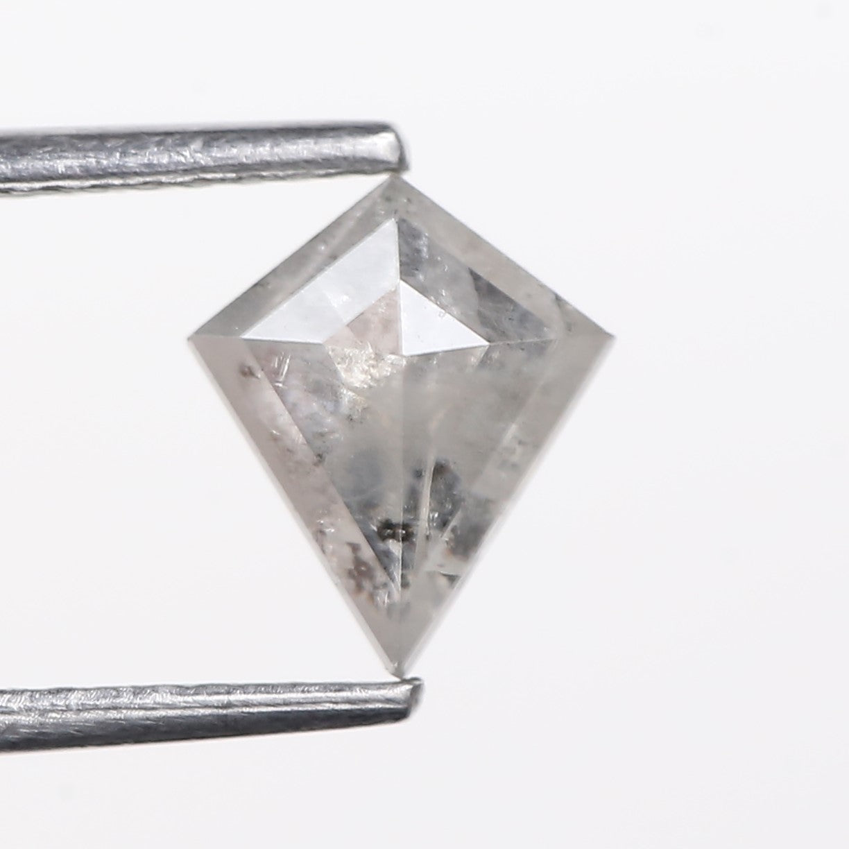 0.95 Carat Natural Gray Kite Salt And Pepper Diamond 8.08 MM