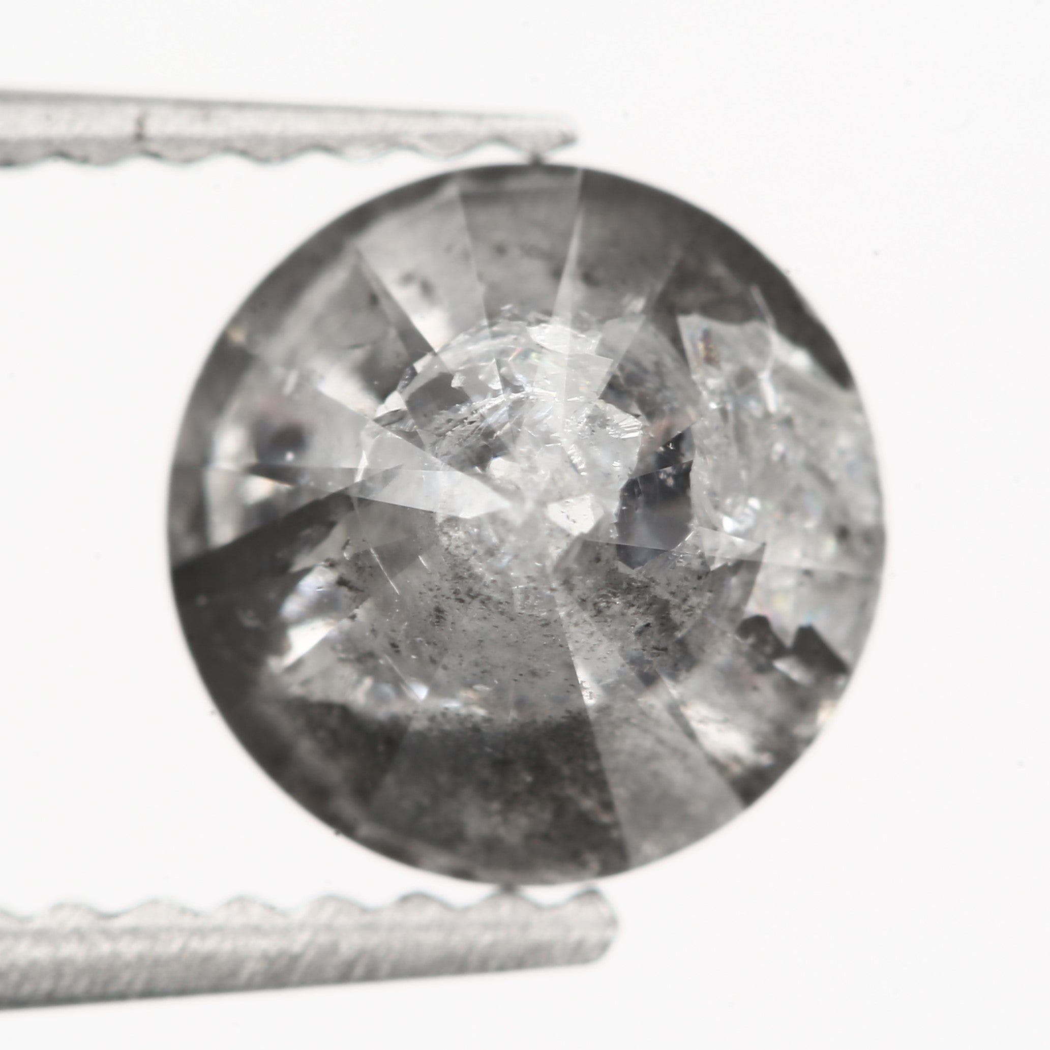 salt and pepper diamond round